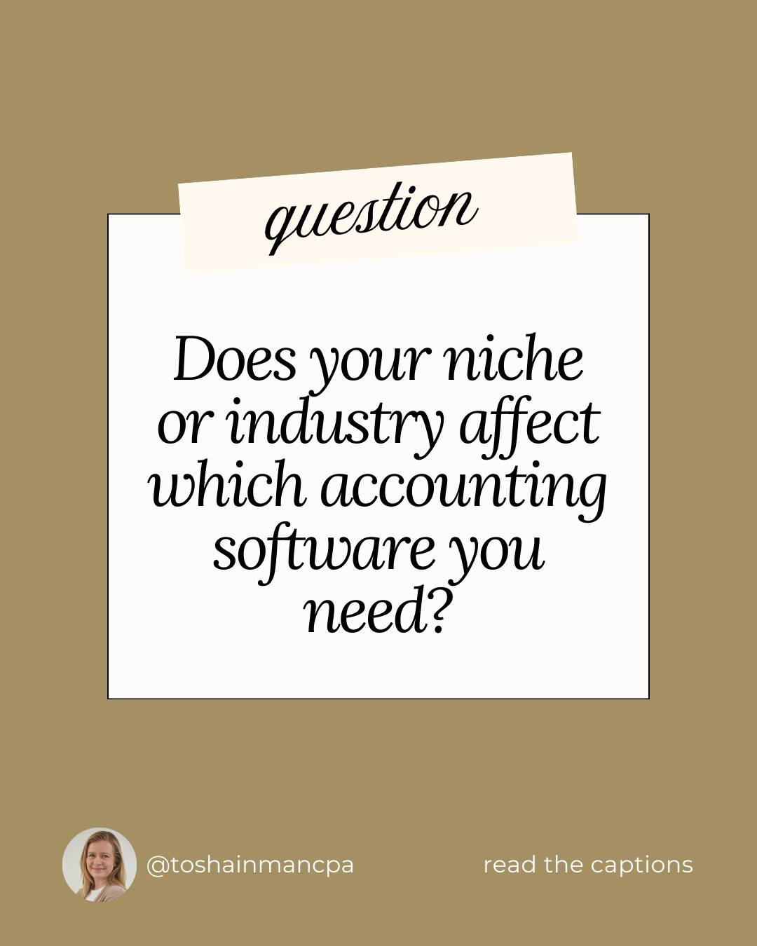 Short answer, yes.

Different industries have different needs. A service based business may need strong invoicing and time tracking, while a product based business may need inventory management. 

Contractors, online businesses, and retailers all tra