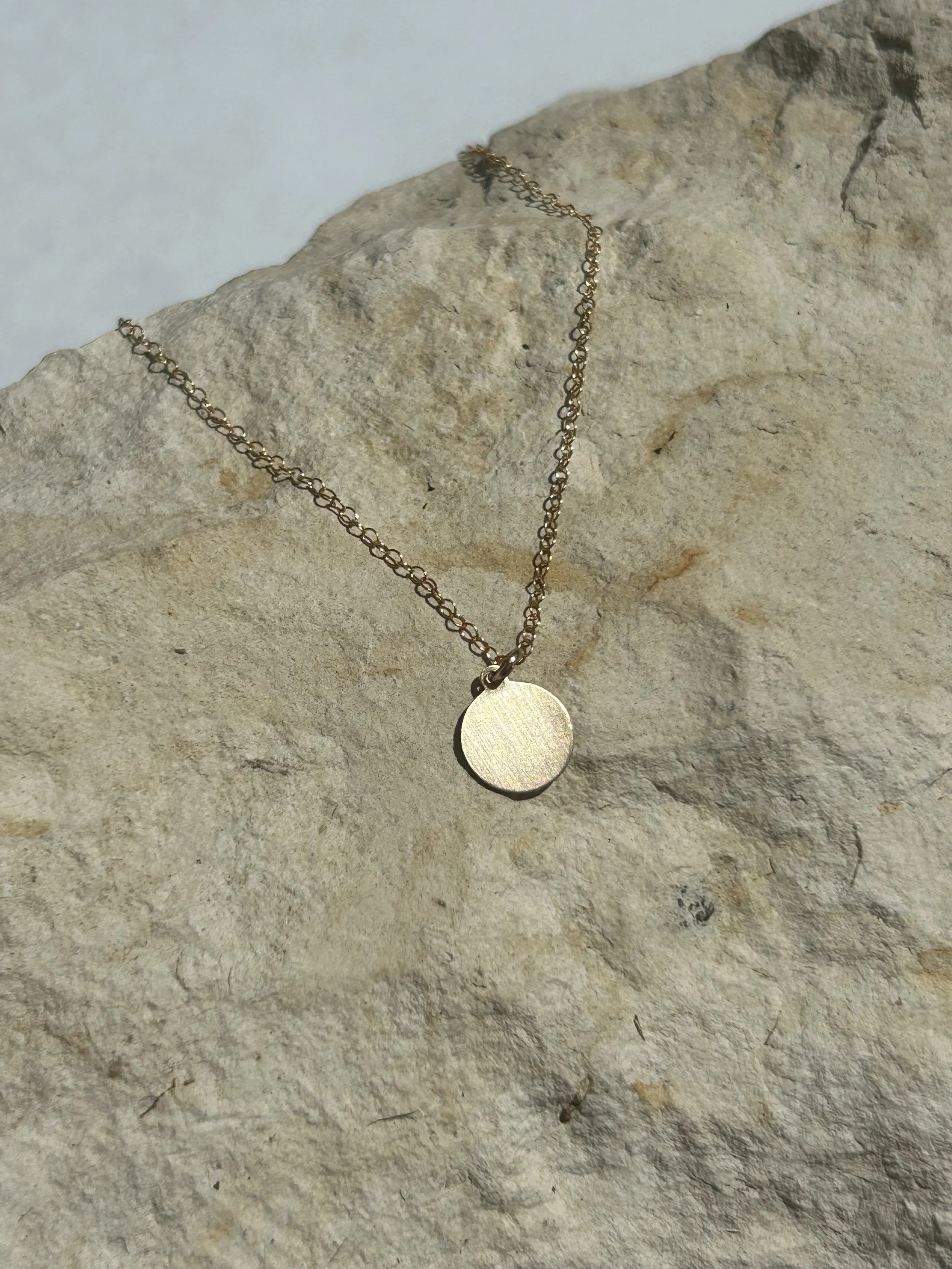 Hammered Sun Necklace