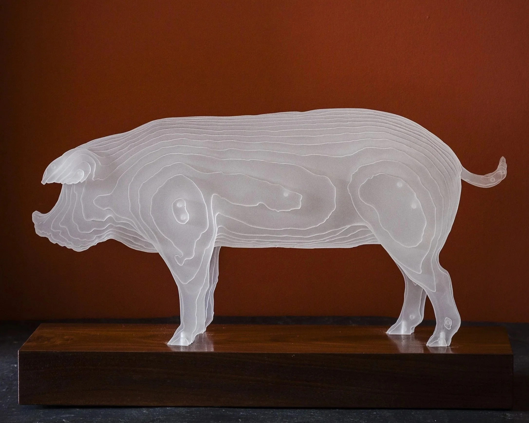 Mrs+Pig+I.+30cm+x+52cm+x+14cm.+Acrylic+on+American+Walnut.+Edition+of+8.+%C2%A32250.+Photo+Deborah+Husk+2.jpg