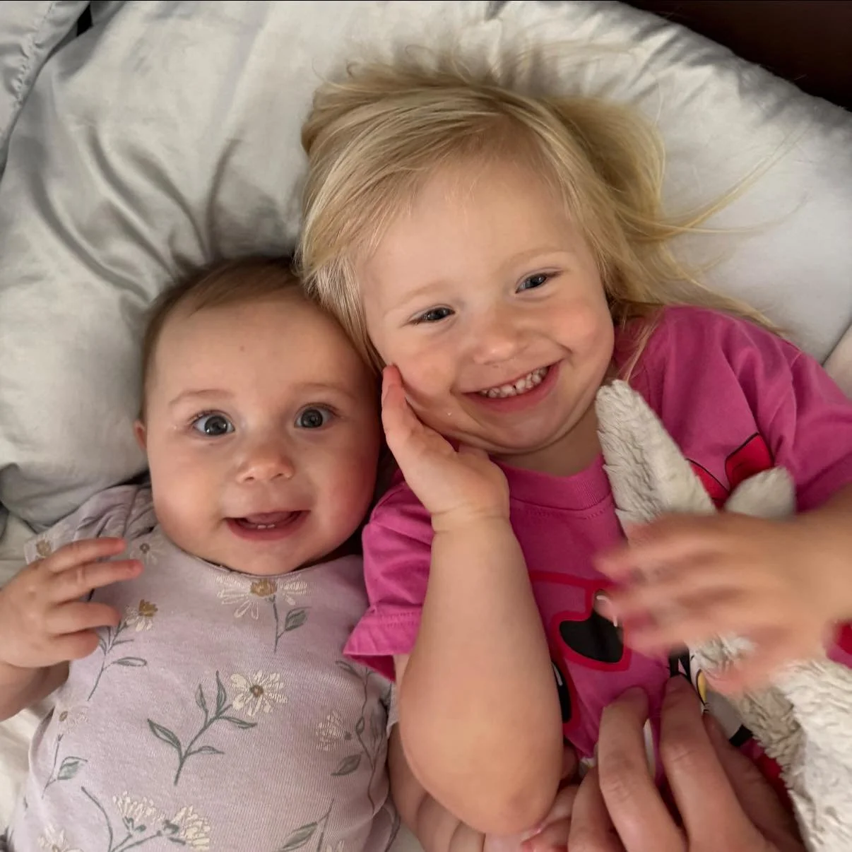 It&rsquo;s the little things that make us smile 🤍
We&rsquo;ve been a little quiet over here&hellip; RSV, sniffles, and just pure chaos with two under two!
But goodness, these sweet moments still find their way in 🌸🐄🥹
#twoundertwo #thelittlefarmer