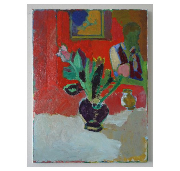 Tulips in Red
oil on canvas 24 x 18 inches, 2024