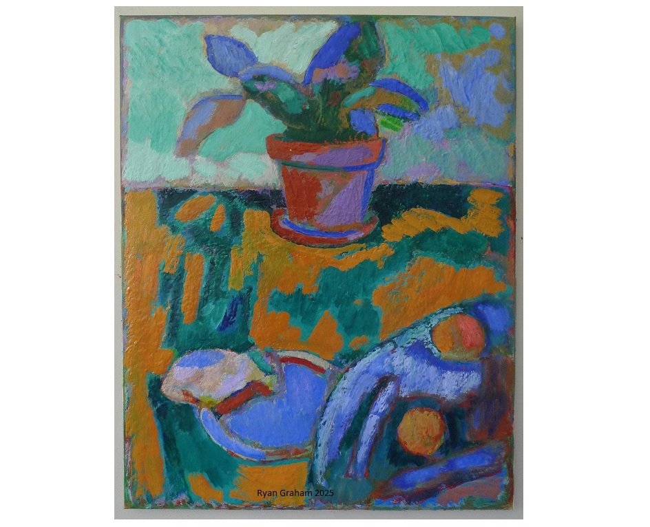 The Croton
oil on canvas, 30 x 24 inches, 2025