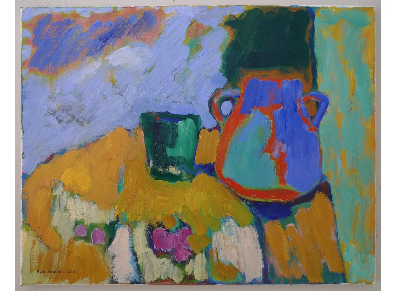 The Yellow Cloth
 
oil on canvas, 16 x 20 inches, 2025