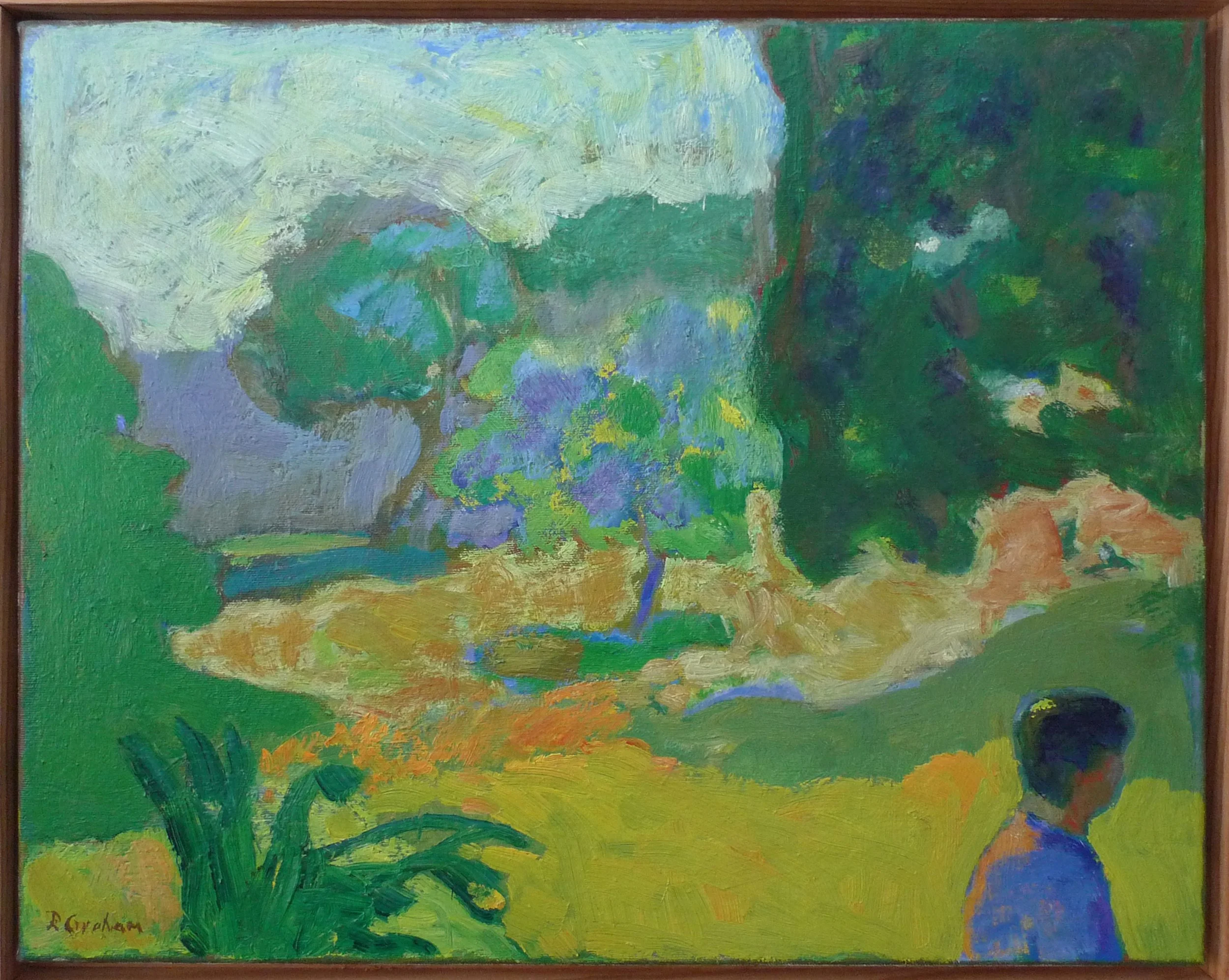 Gold and Green
 
oil on canvas, 16 x 20 inches, 2021