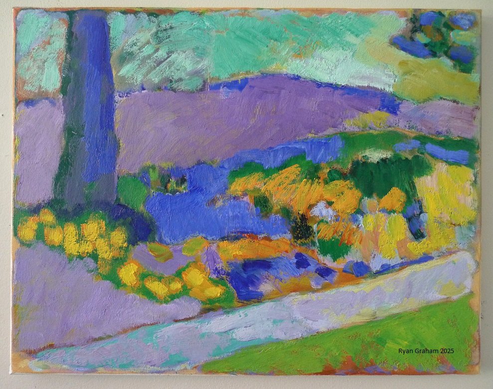 View to a Garden
oil on canvas, 16 x 20 inches, 2025