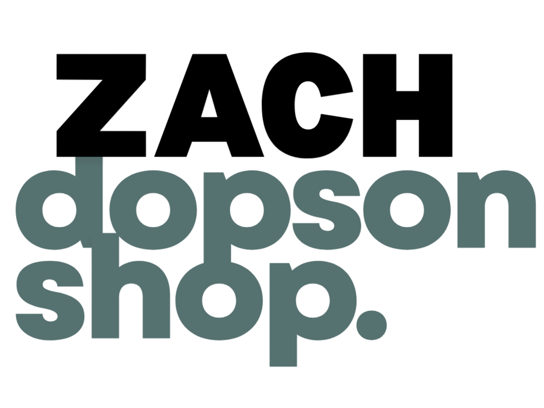 Logo of Zagi, Dopsan Shop in stylized black and blue text.