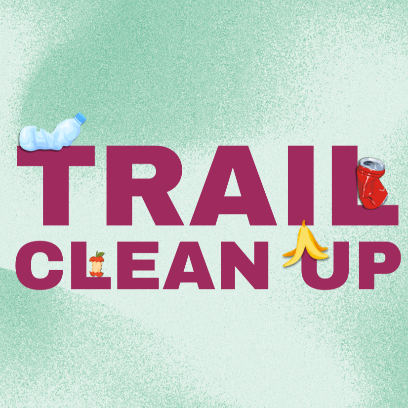 Text "Trail Clean up"