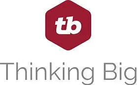 TB logo with the text 'Thinking Big' underneath