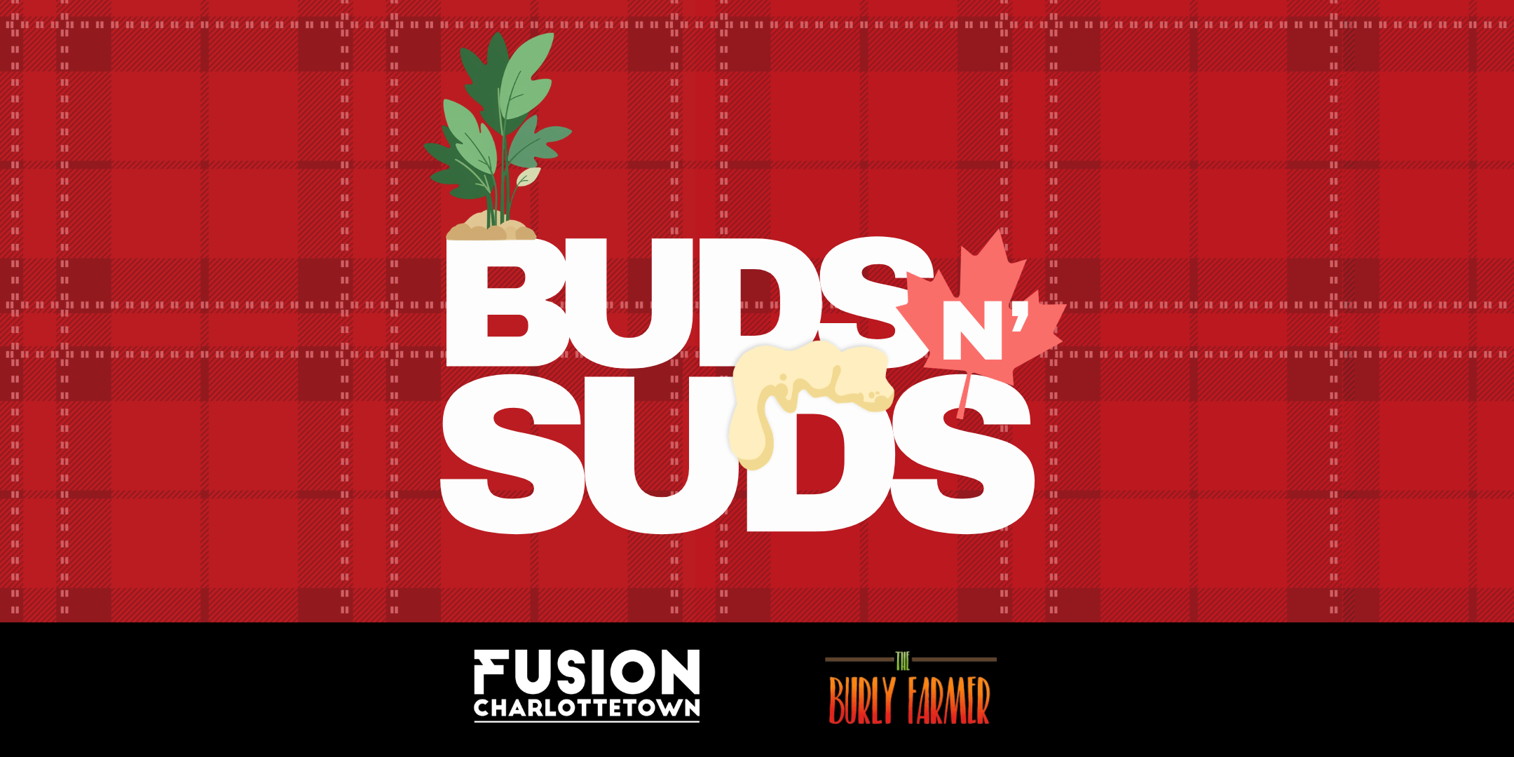 Text "Buds n' Suds"