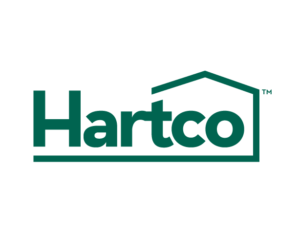 Hartco logo with the word 'Hartco' in bold letters inside a house-shaped outline.