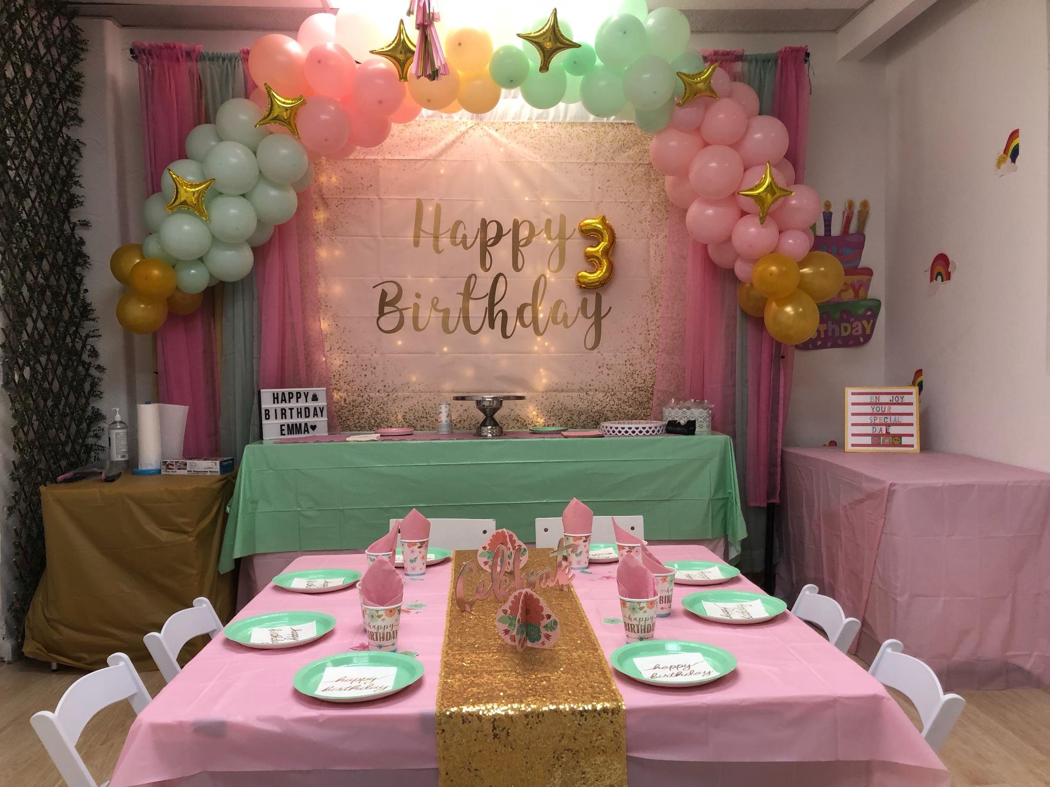 52. Pink & Gold- Themed