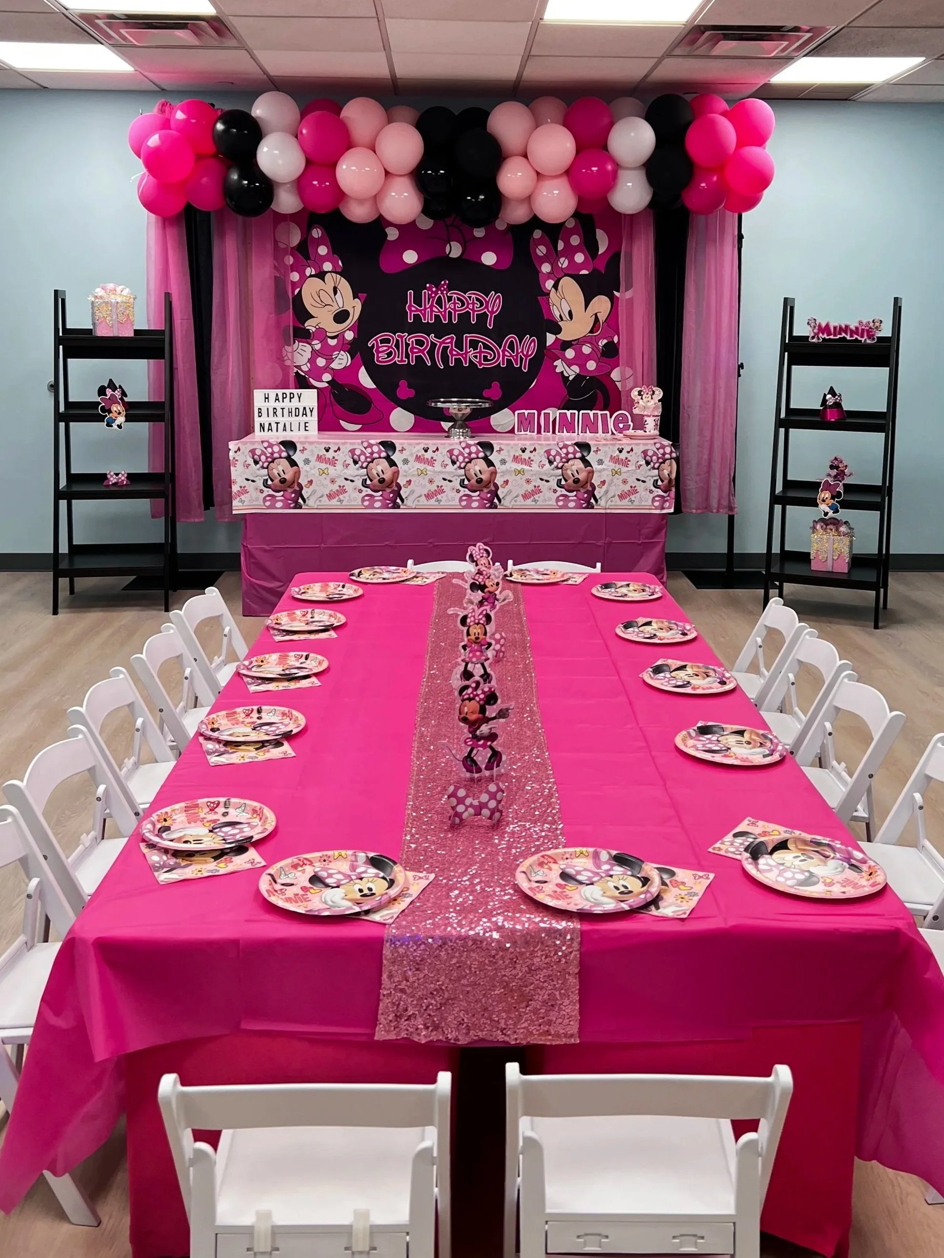 38. Minnie Mouse (themed birthday party)