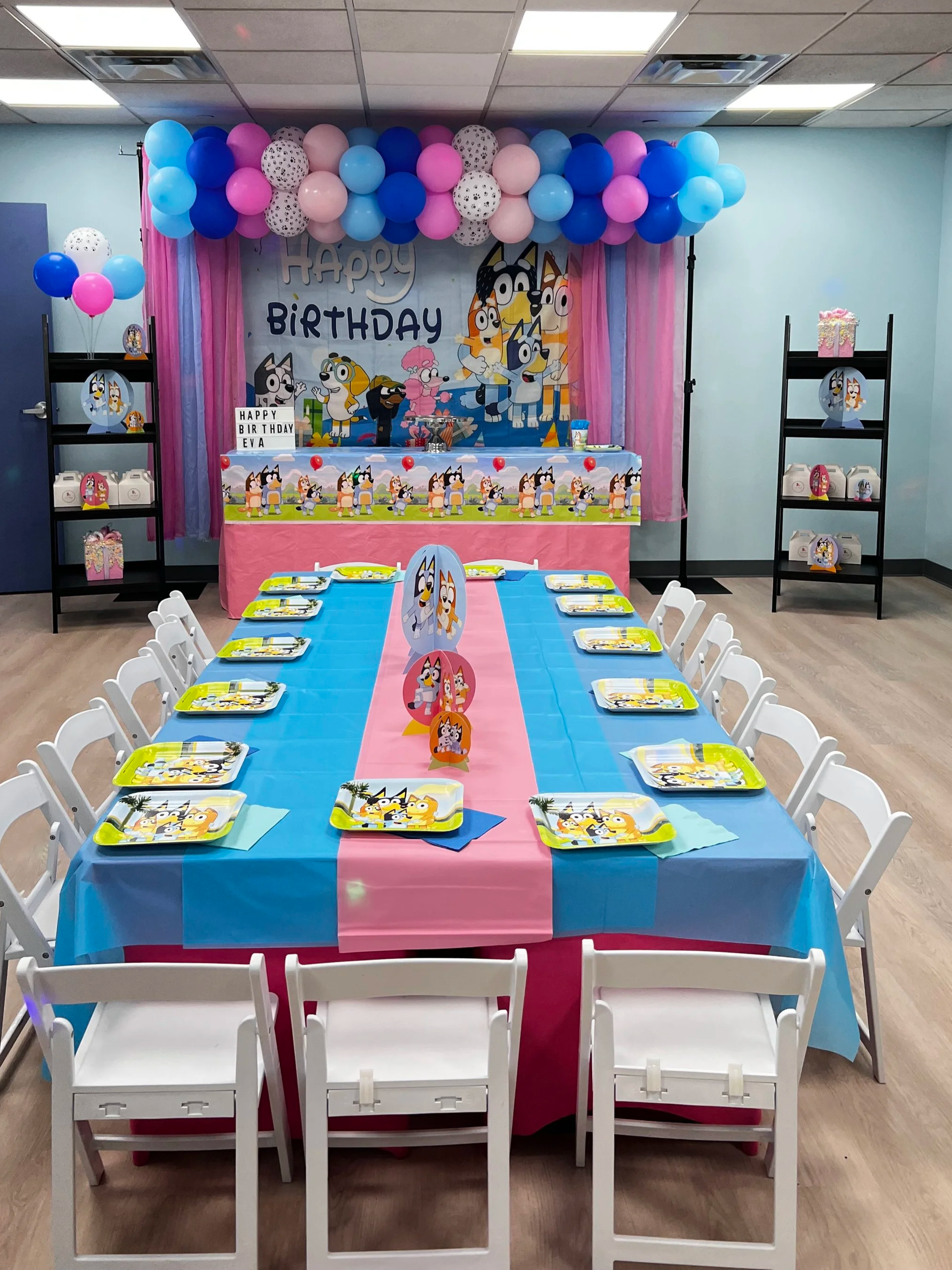 10. Bluey (pink) themed package