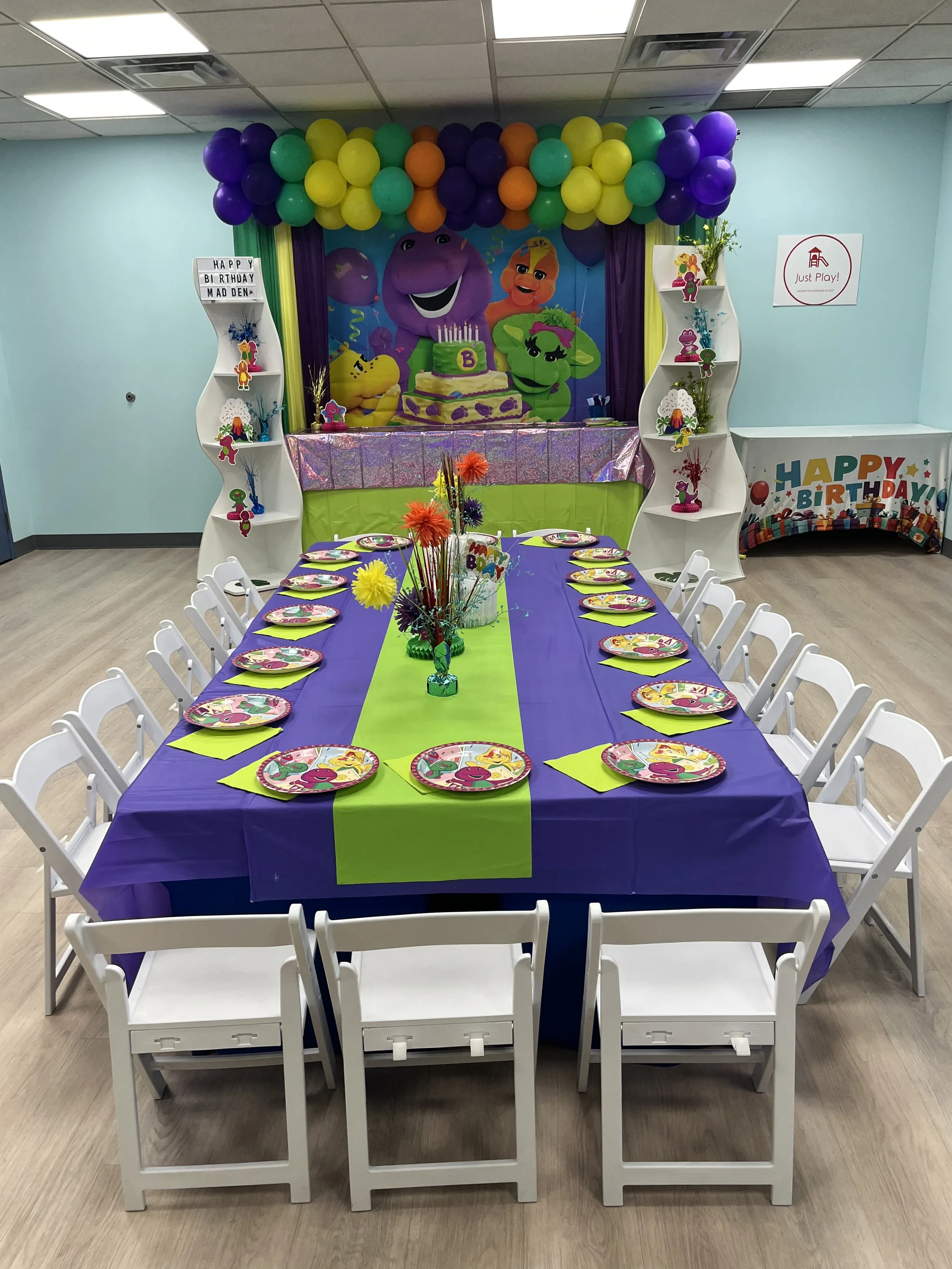 41.Barney party theme 