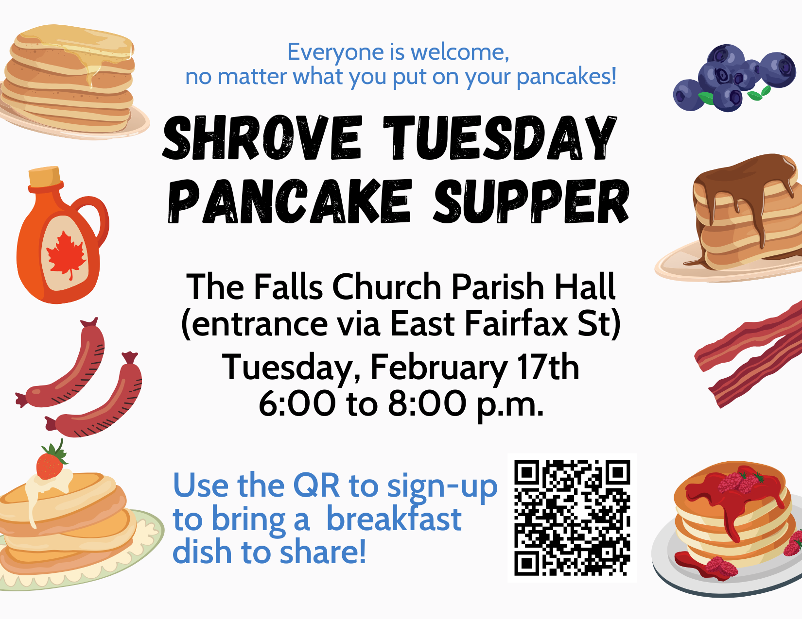 Shrove Tuesday Pancake Supper