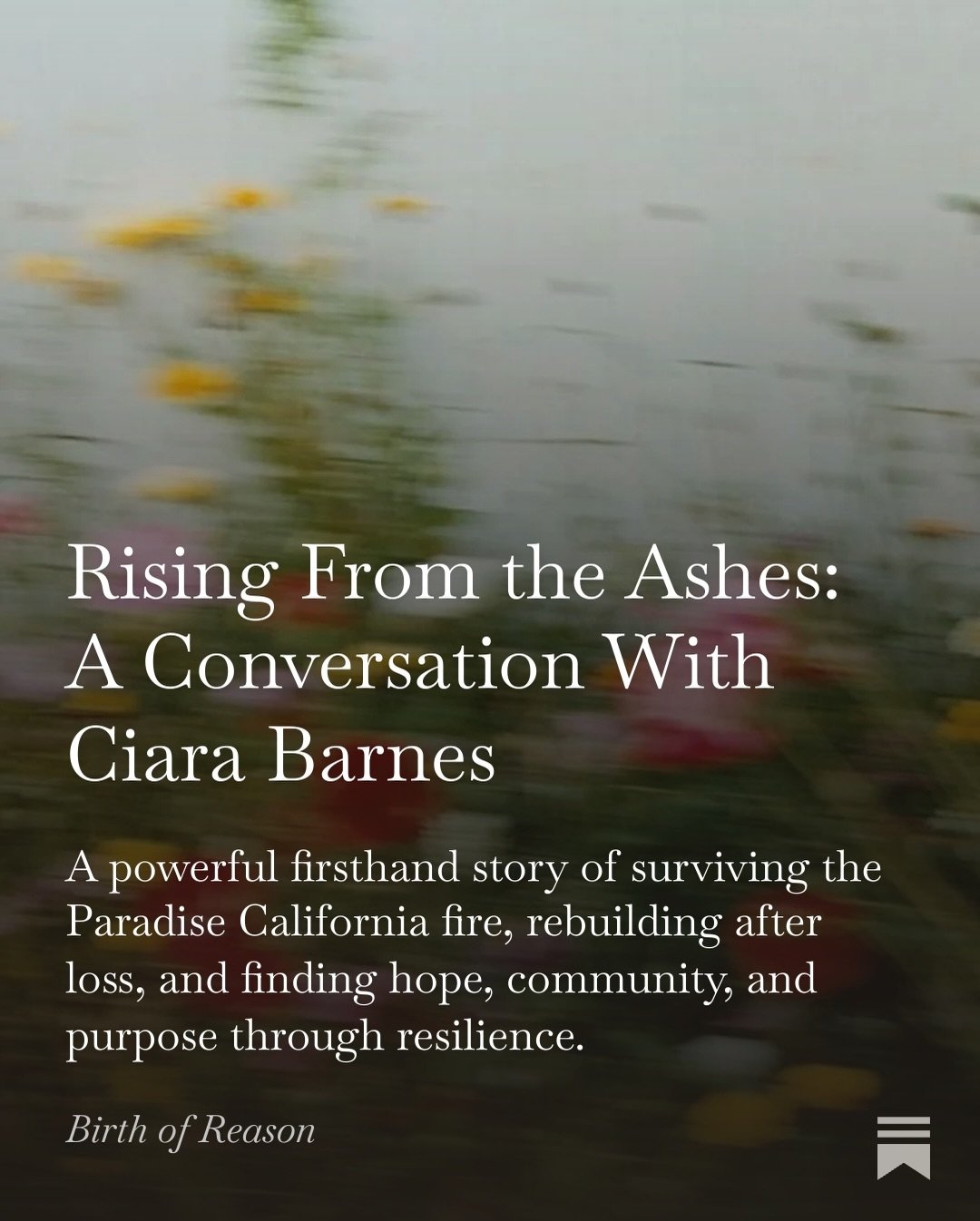 &ldquo;After a loss like that, what remains are the people who show up for you.&rdquo;

Today&rsquo;s Substack post comes from someone who embodies resilience in the quietest, strongest way &mdash; our own team member, Ciara Barnes.

Ciara is from a 