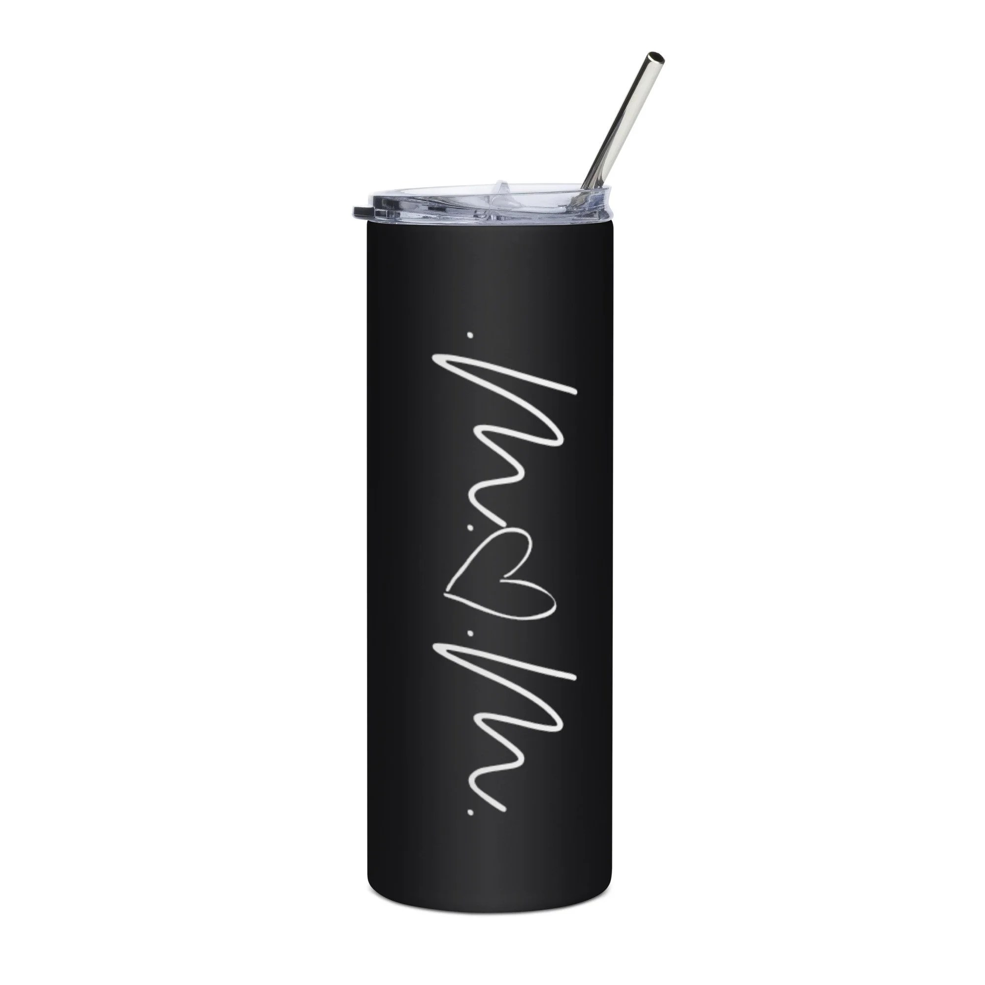Minimalist .M.O.M. Logo Tumbler
