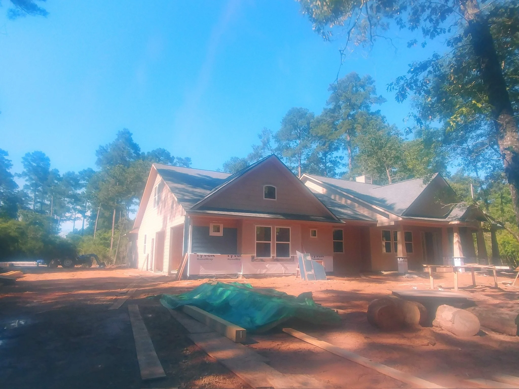 Exterior of new home build.