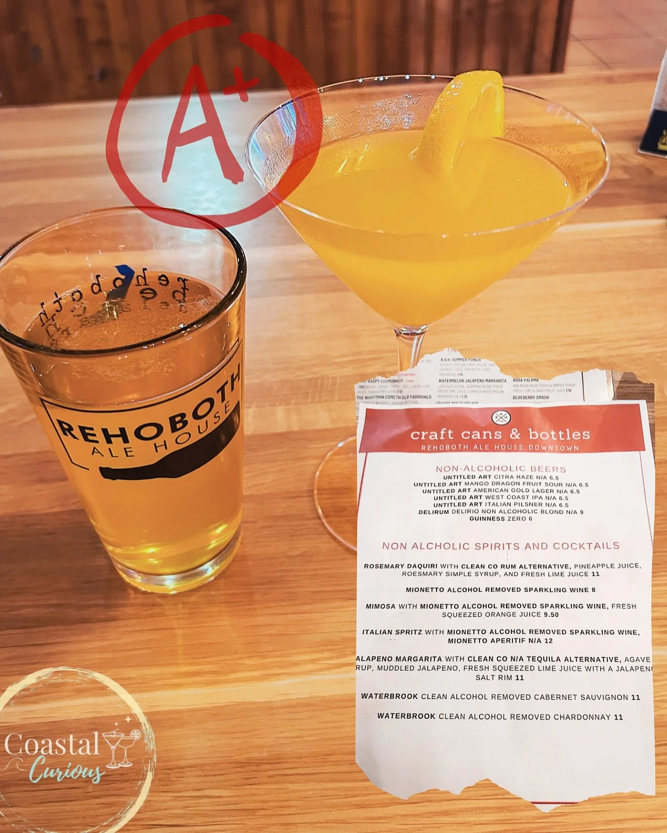 If you&rsquo;re sober curious and live at the Delaware beaches, you need to become a regular at @rehobothaledowntown 🩵

It might give dive bar energy at first glance, but their non-alcoholic selection is next-level, from craft NA beers to curated co