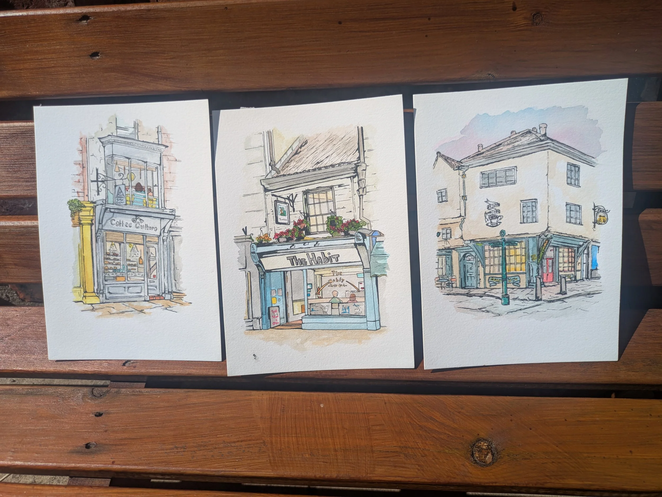 A new series of York shopfronts - prints available soon!