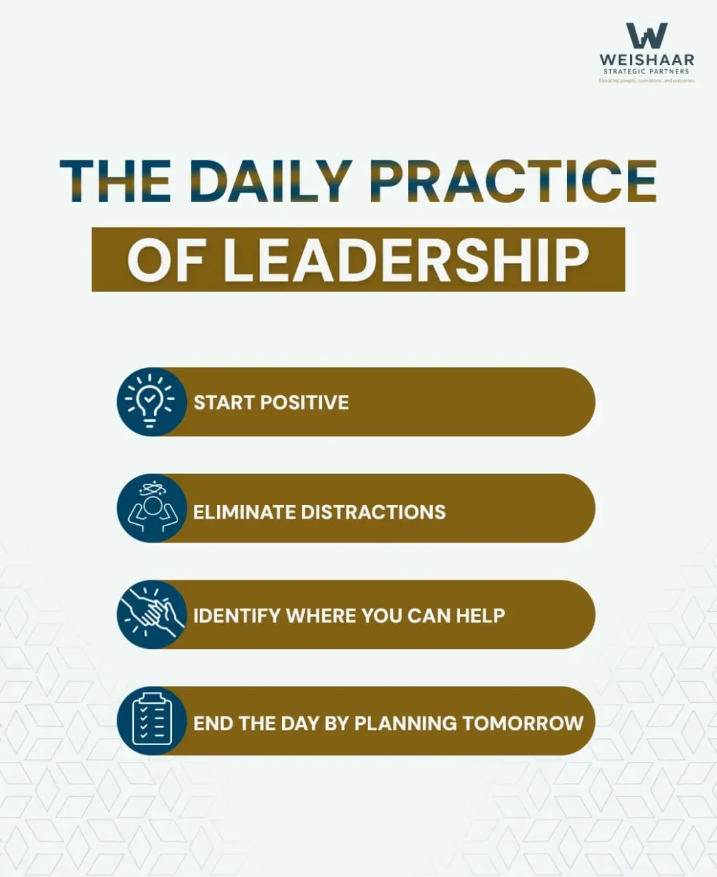 The Daily Practice of Leadership 