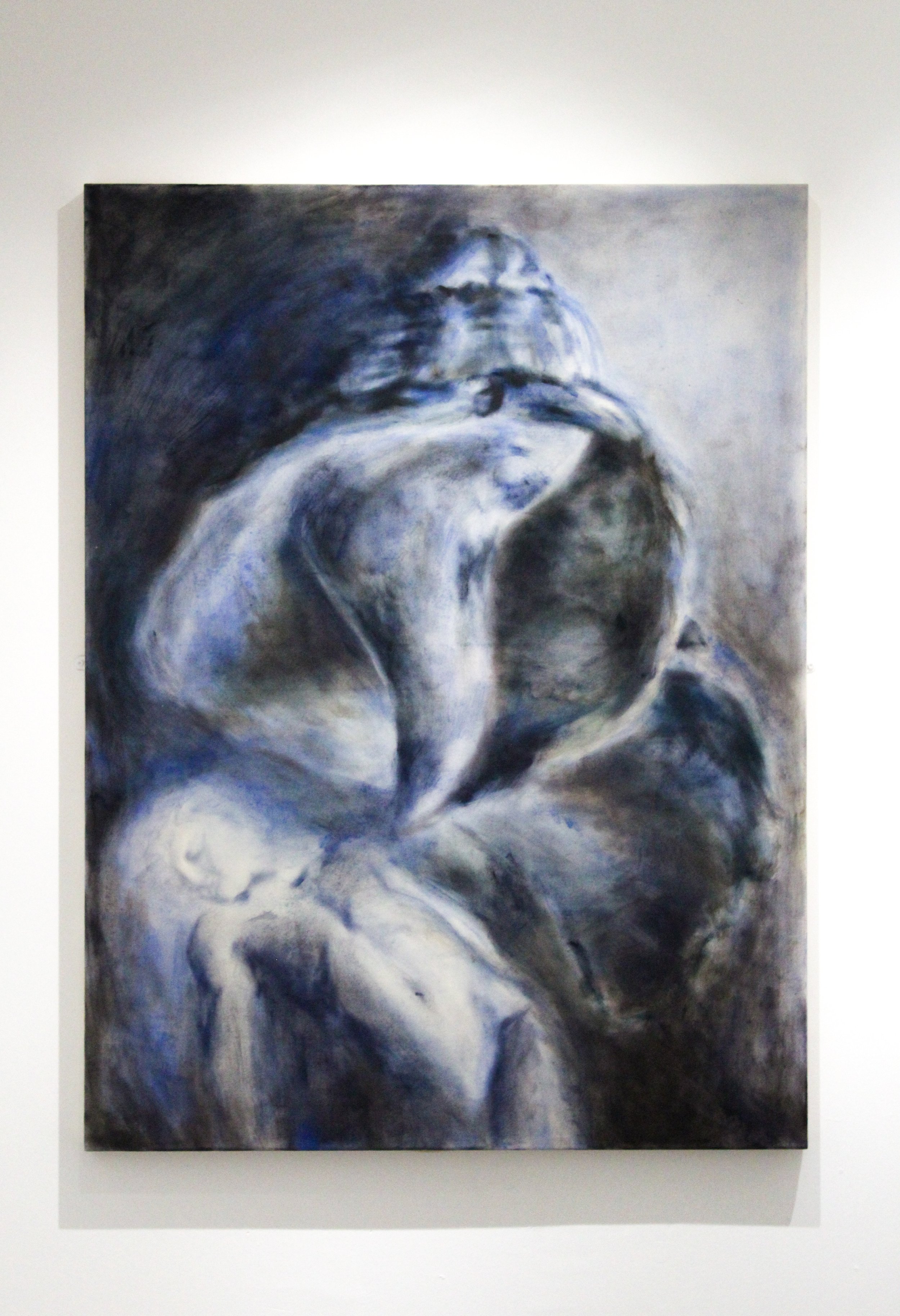 Orpheus and Eurydice, oil on calico, 120 x 90cm, 2025