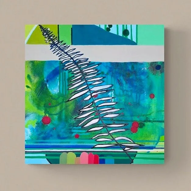 Words in the Air - 16"x16"