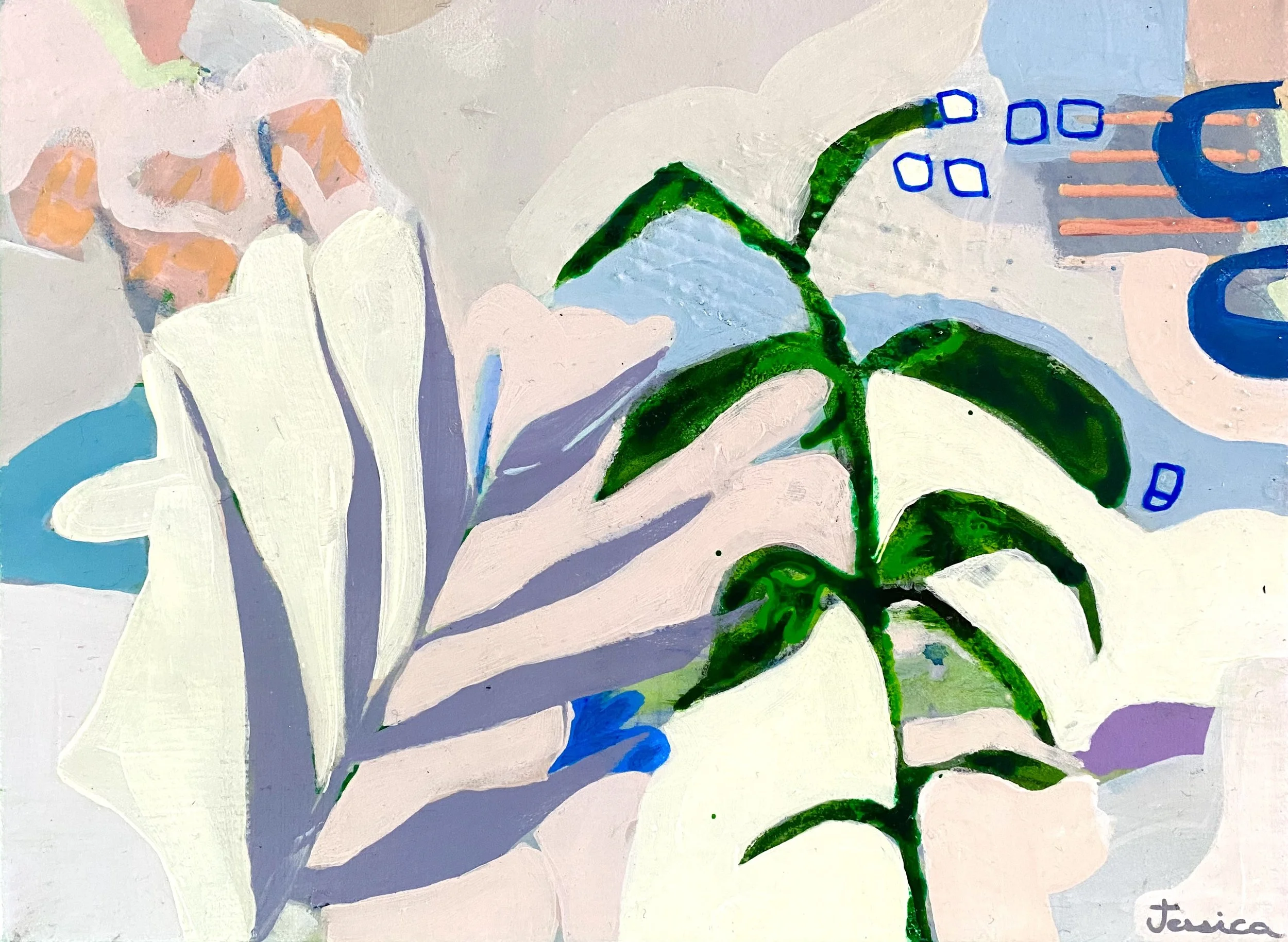 Jessica Ruth Freedman - Birdland - 9x12x1.5 inches - Acrylic and mixed media on canvas - $135USD.jpg