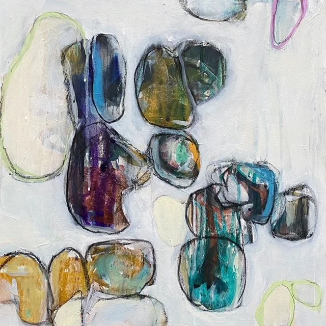 Jessica Ruth Freedman - Manifest - 20x20x1.5 inches - Acryic and mixed media on canvas - 2022.JPG