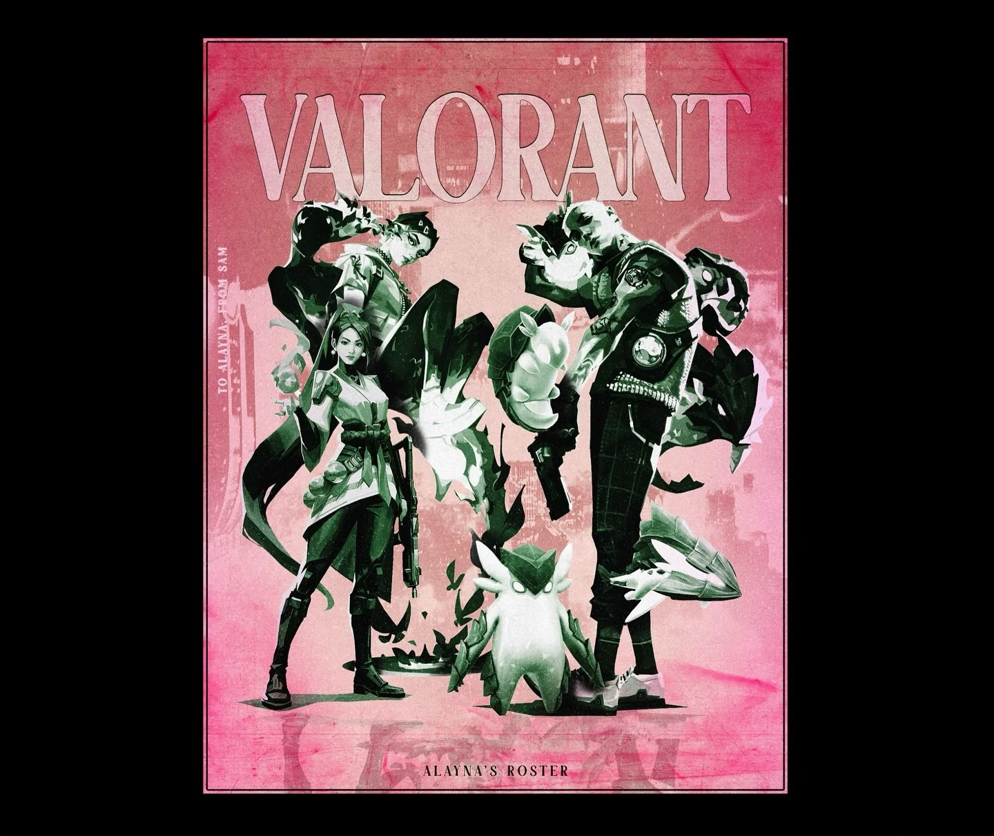 Two commissioned posters from recently 🎧

Valorant / Kendrick | @valorant @kendricklamar 

#poster #graphicdesign #adobe #posterdesign #photoshop #art