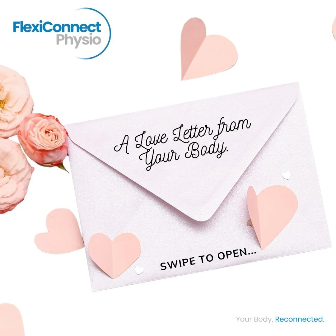 Your body&rsquo;s been trying to tell you something 🧡 
That back pain. 
Those tight shoulders.
The achy knee.

Stop pushing through it.
At FlexiConnect Physio, we help you move better, feel stronger, and get back to you.

💌 Ready to write back?
📅 