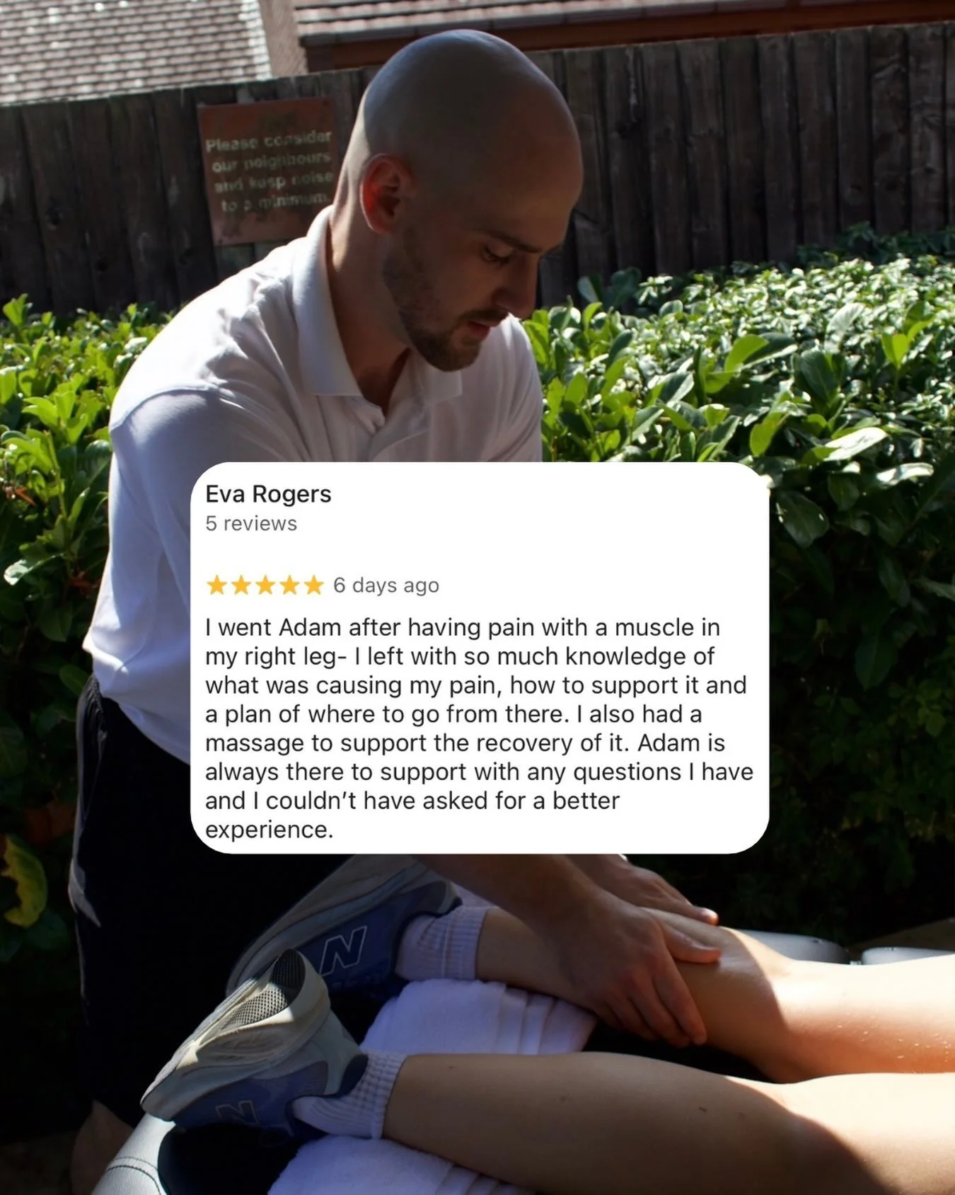 Always good to hear how someone&rsquo;s experience has been 🙌

This is exactly why I love what I do &mdash; not just helping someone with their pain, but helping them understand what&rsquo;s causing it, what they can do about it, and where to go fro