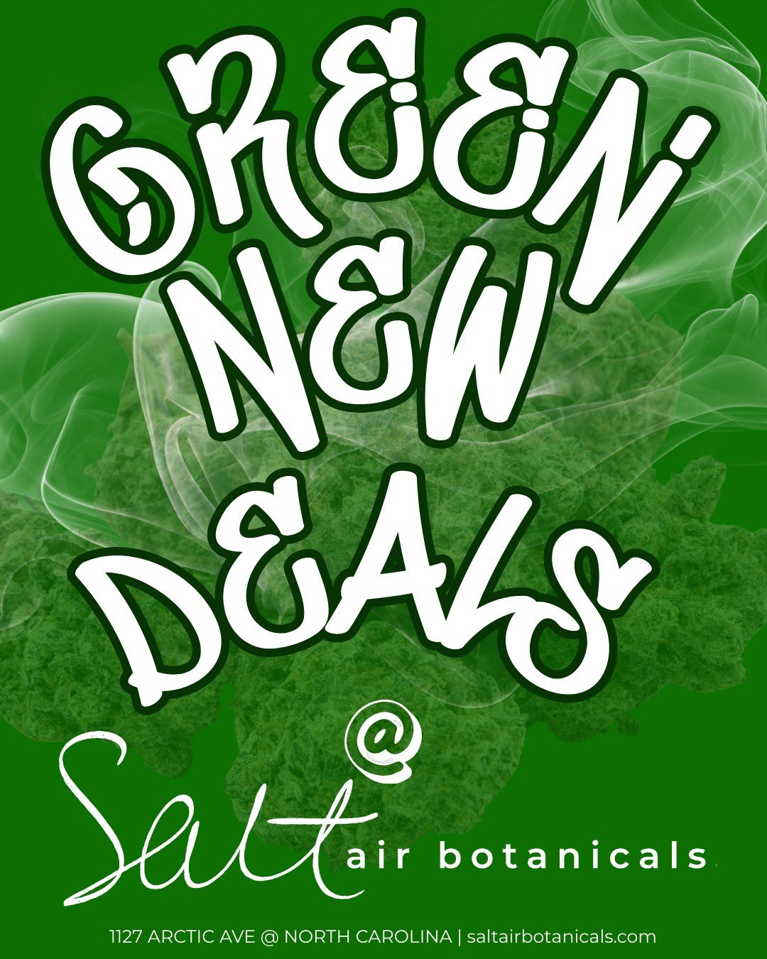 Stock up for the holiday. Green Wednesday pops off from 10am-7pm at 1127 Arctic Avenue @ North Carolina. Deals on flower, pre-rolls, tinctures and dime bags. Link in bio.

Sign up for our loyalty program to get points on every dollar. 
#atlanticcity 