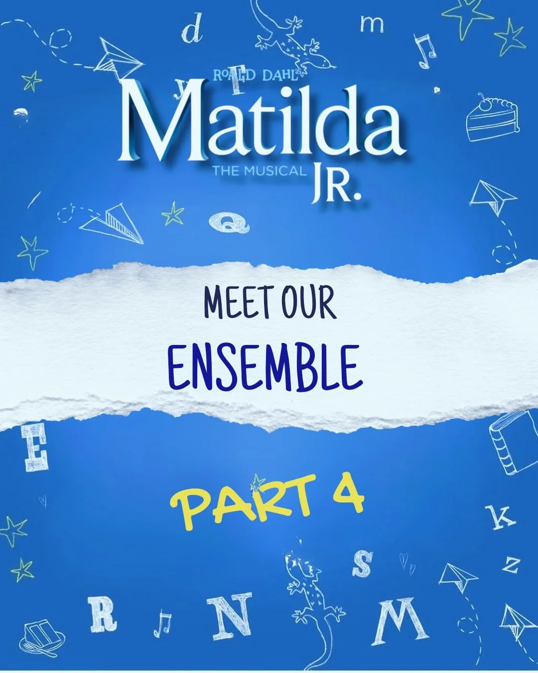 Meet Part 4 of our incredible ensemble! 📚🎒

The school yard is officially full! This group brings so much personality and heart to our production of Matilda Jr. We are so proud of the dedication they show every single rehearsal

🎟️ The Revolution 