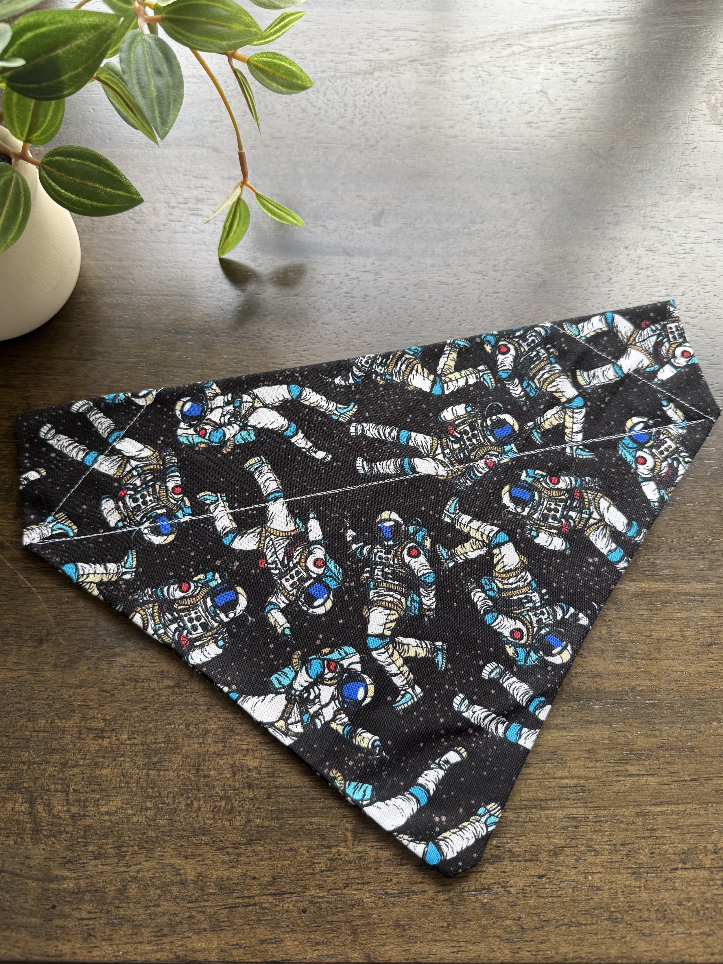 Spaceman Bandana - Over the Collar