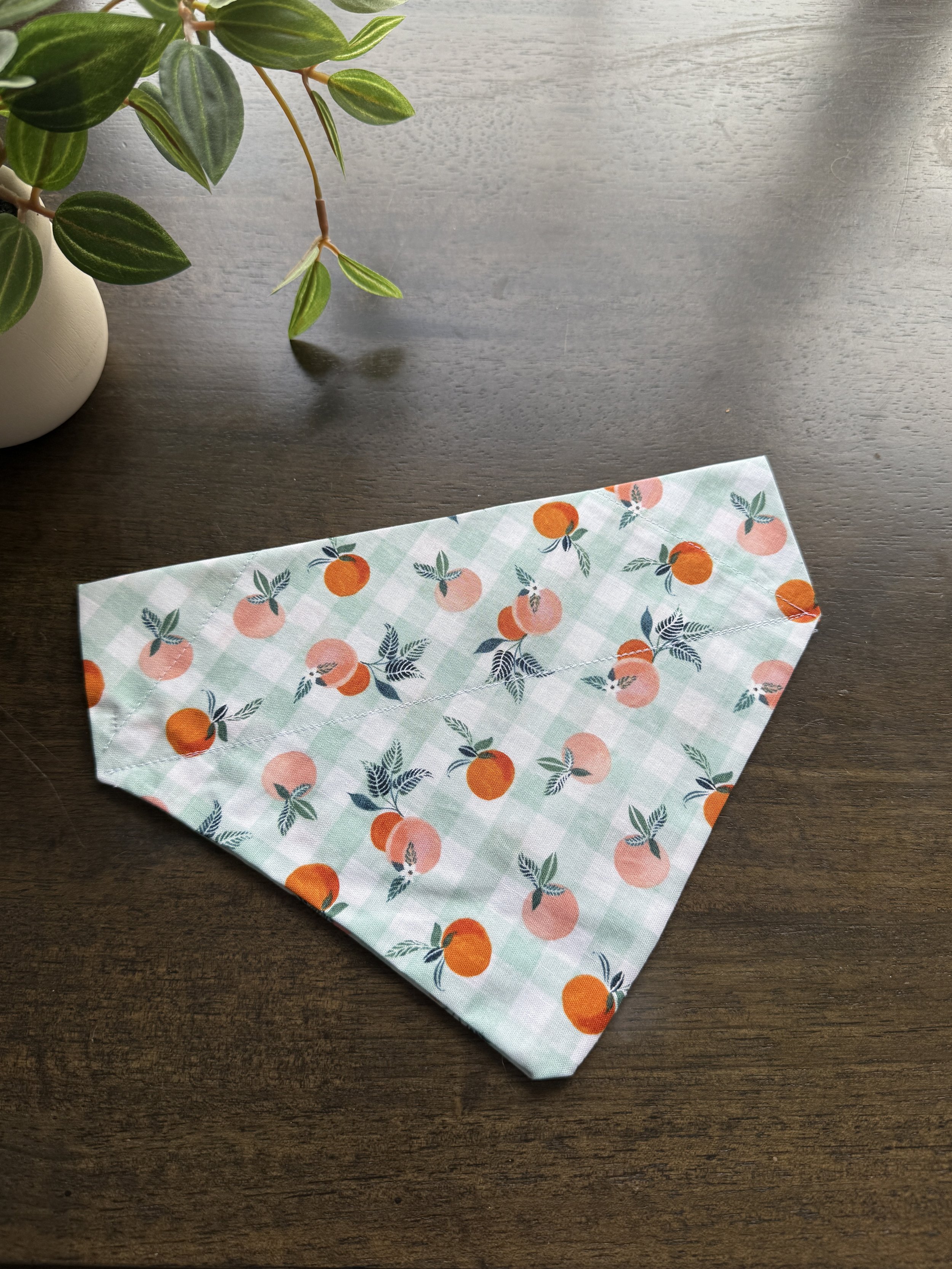Just Peachy Bandana - Over the Collar