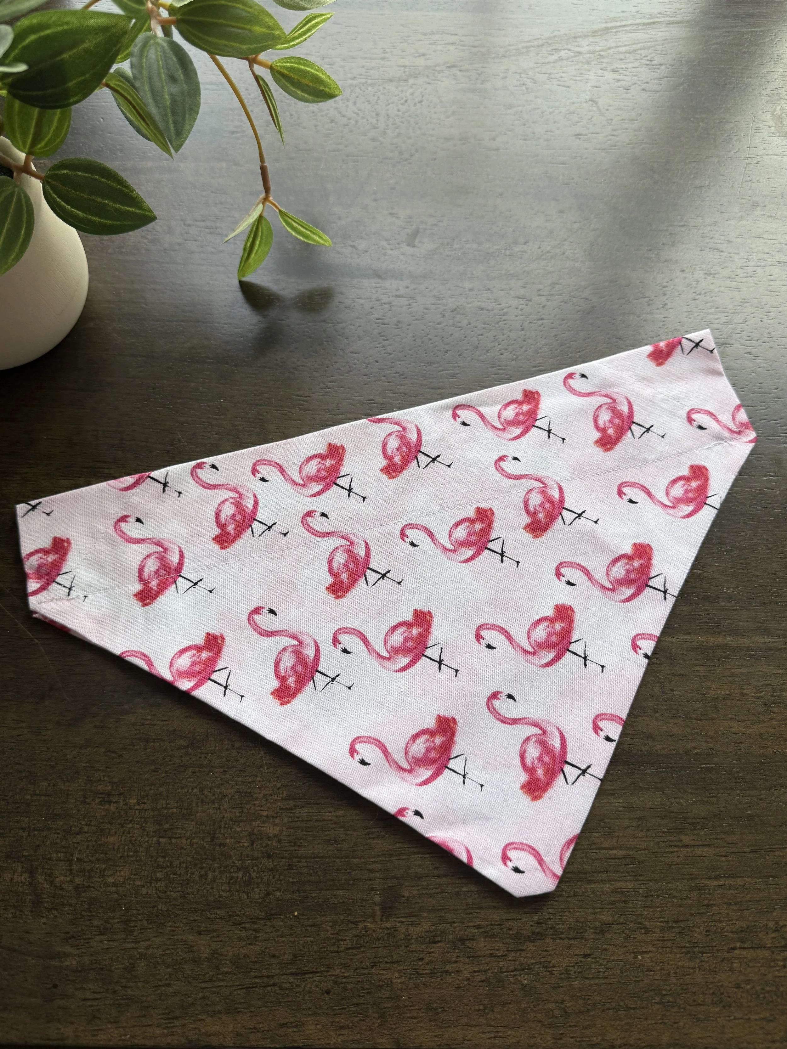 Tropical Flamingos Bandana - Over the Collar