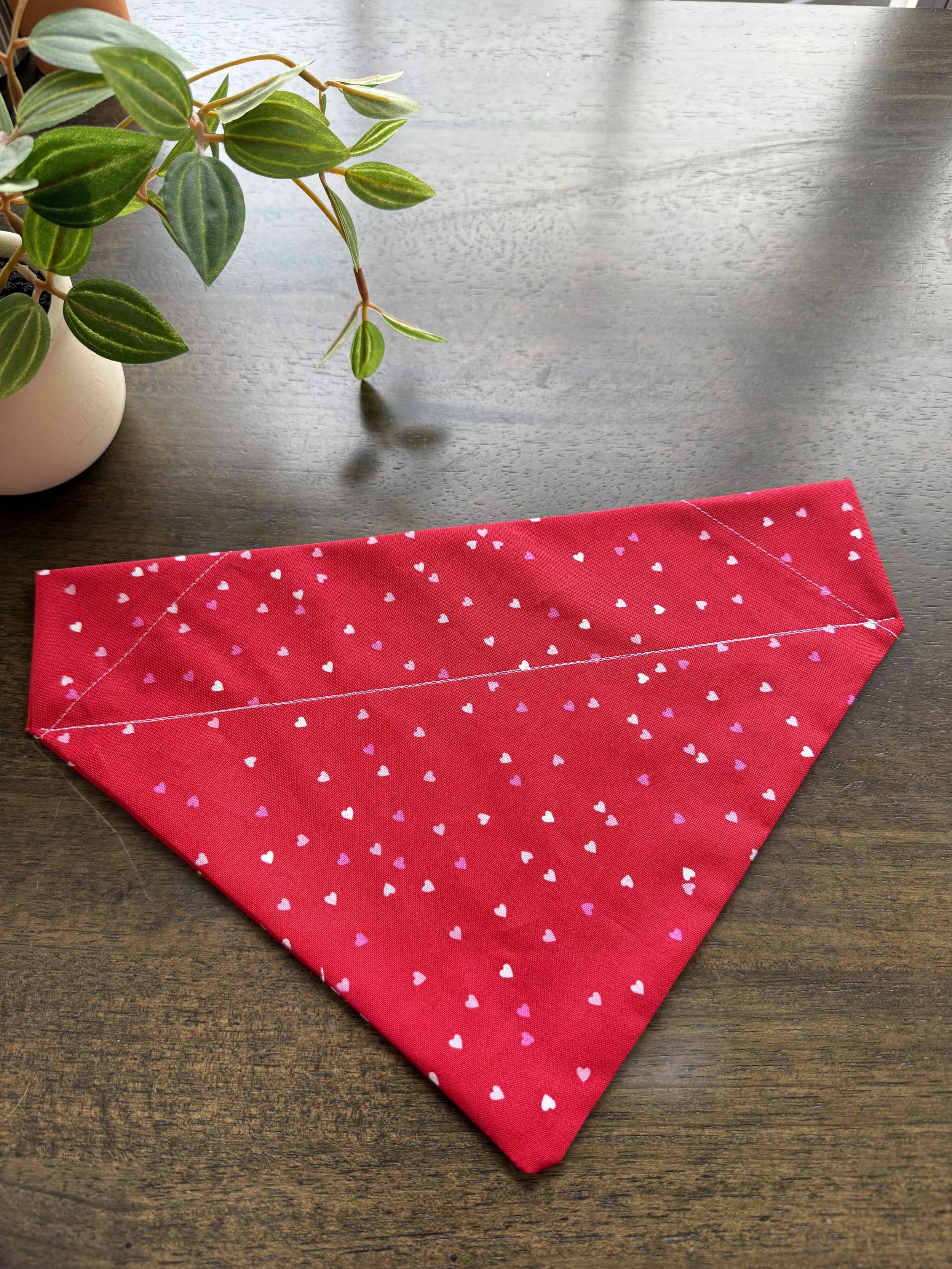 Puppy Love Valentine's Day  Bandana - Over the Collar