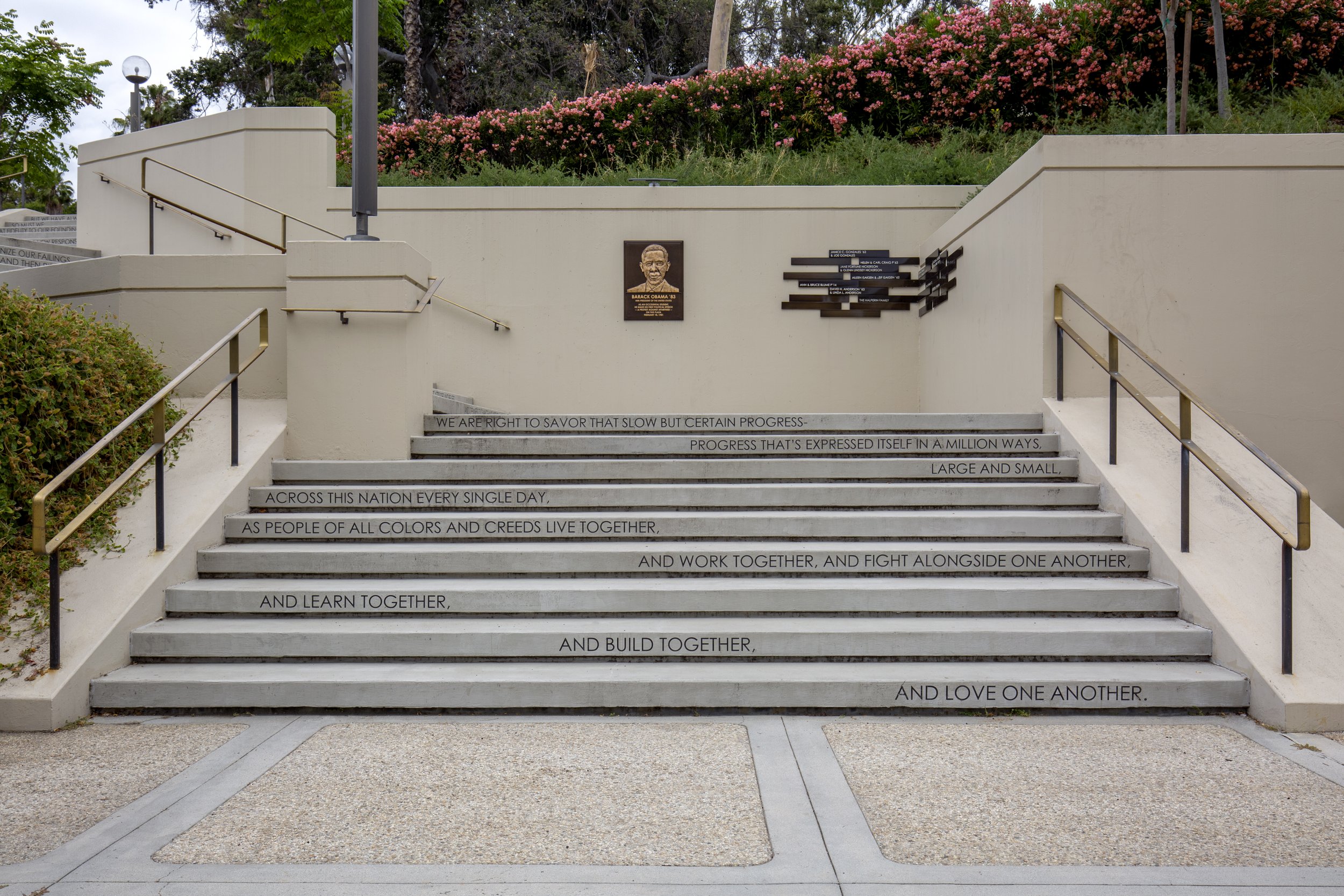 Occidental College - Obama Steps