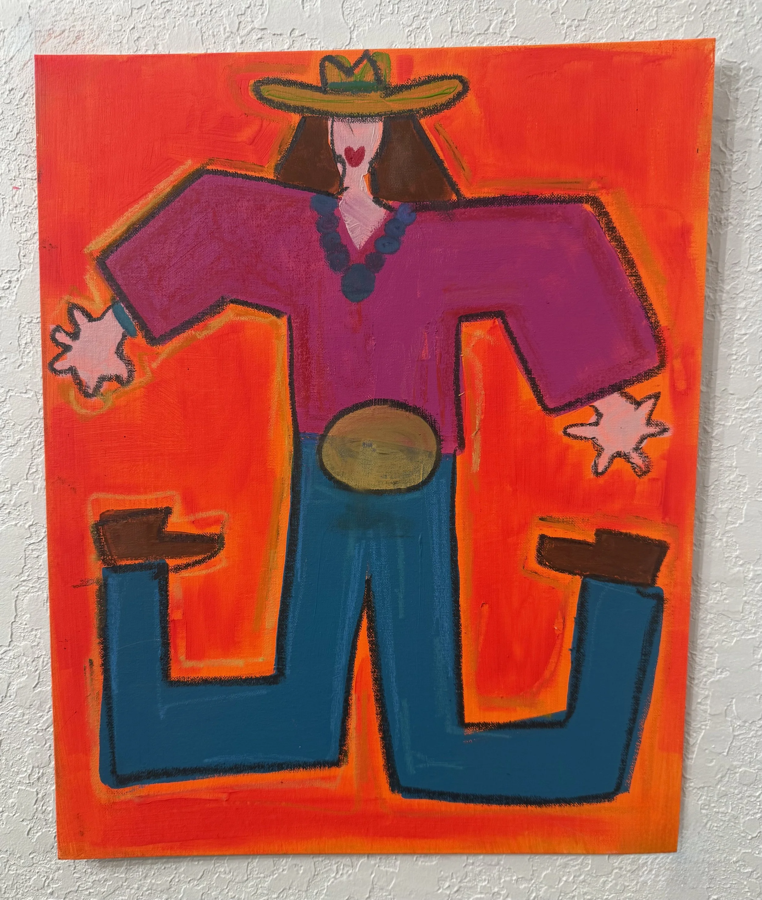 FUNKY FRANCIS- 16" X 20" / Canvas Panel