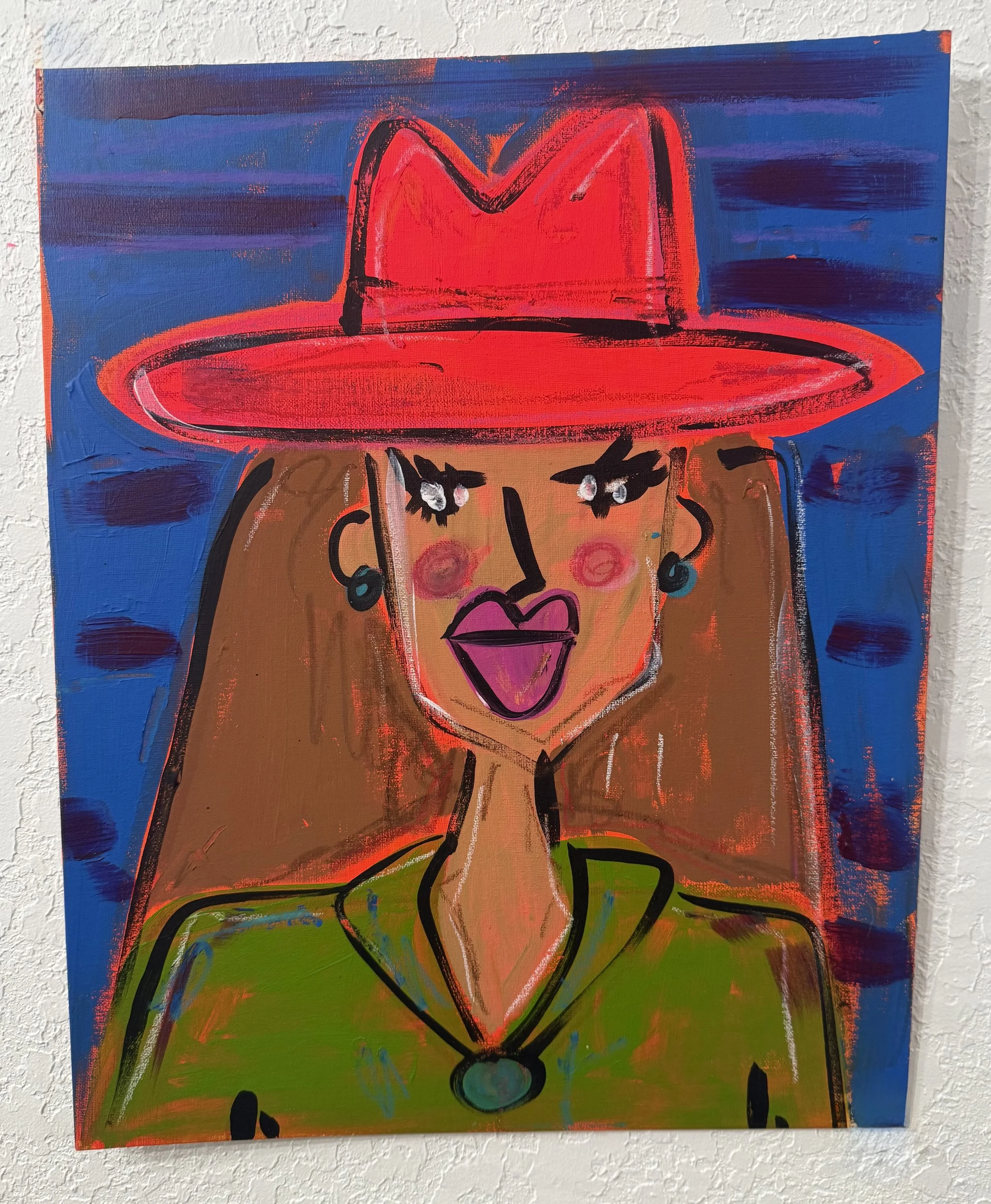 CUTESY CALLIE- 16" X 20" / Canvas Panel