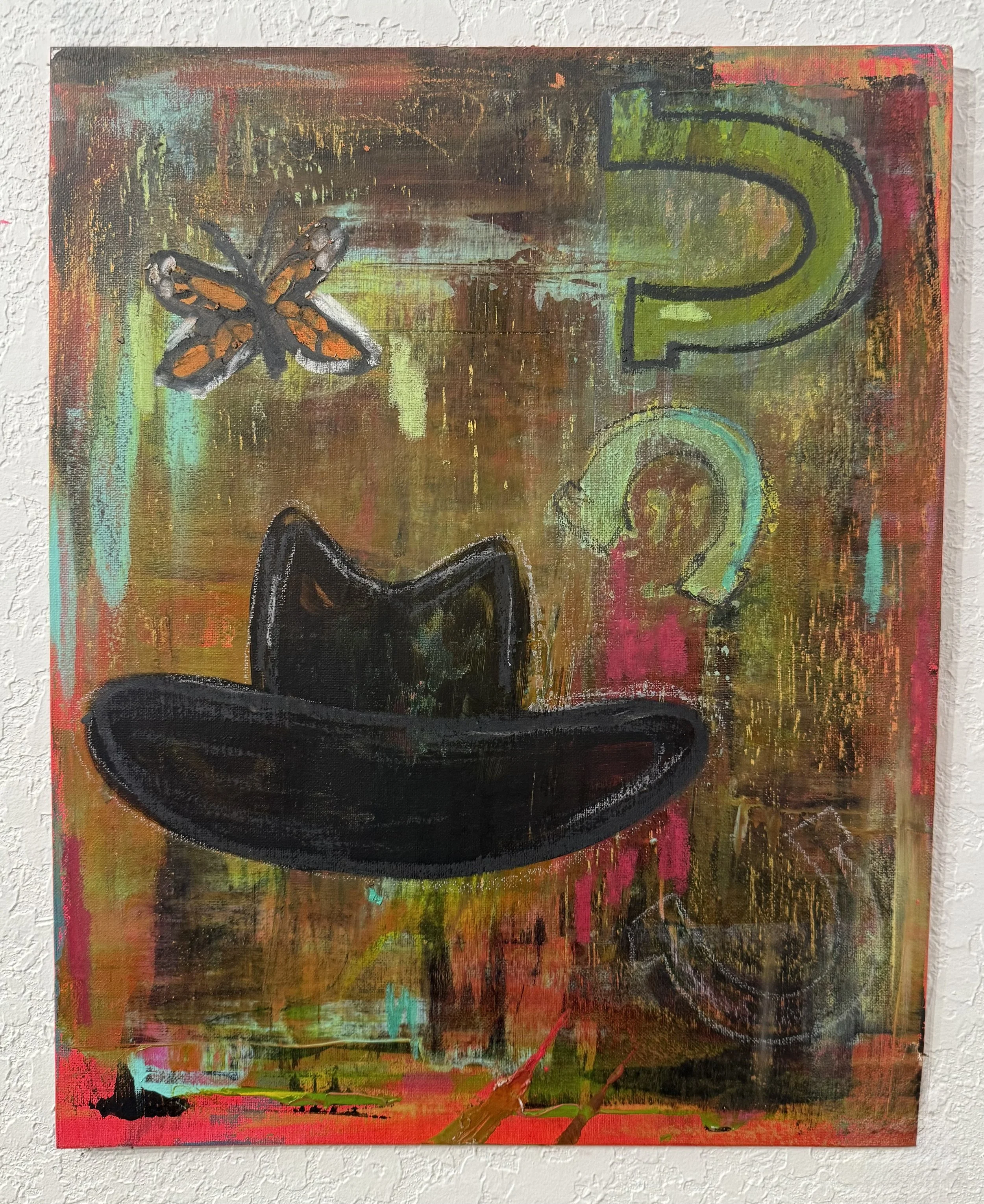 Electric Cowboy - 16" X 20" / Canvas Panel