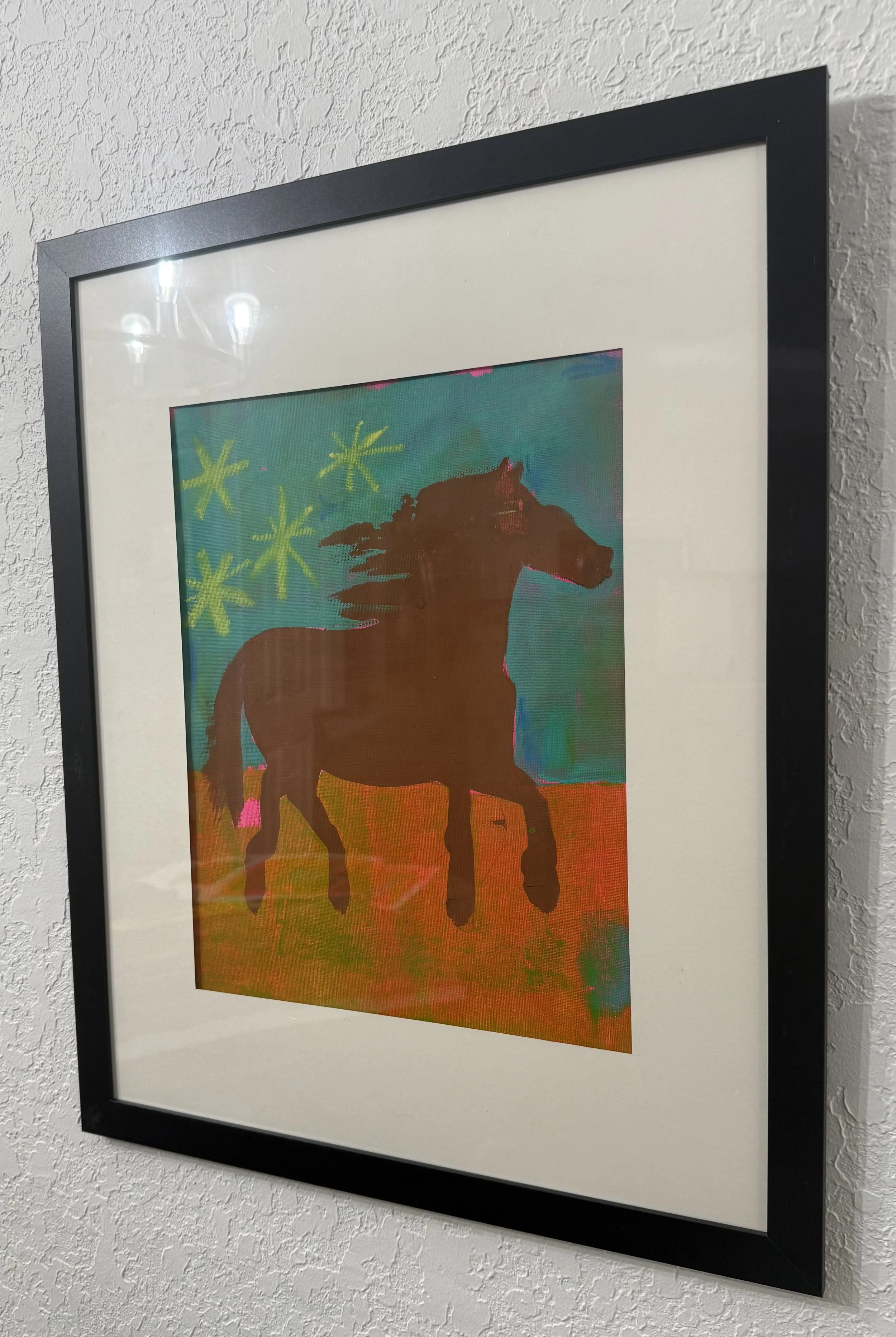 COSMIC COLT- 16" X 20" / Canvas Sheet - In frame
