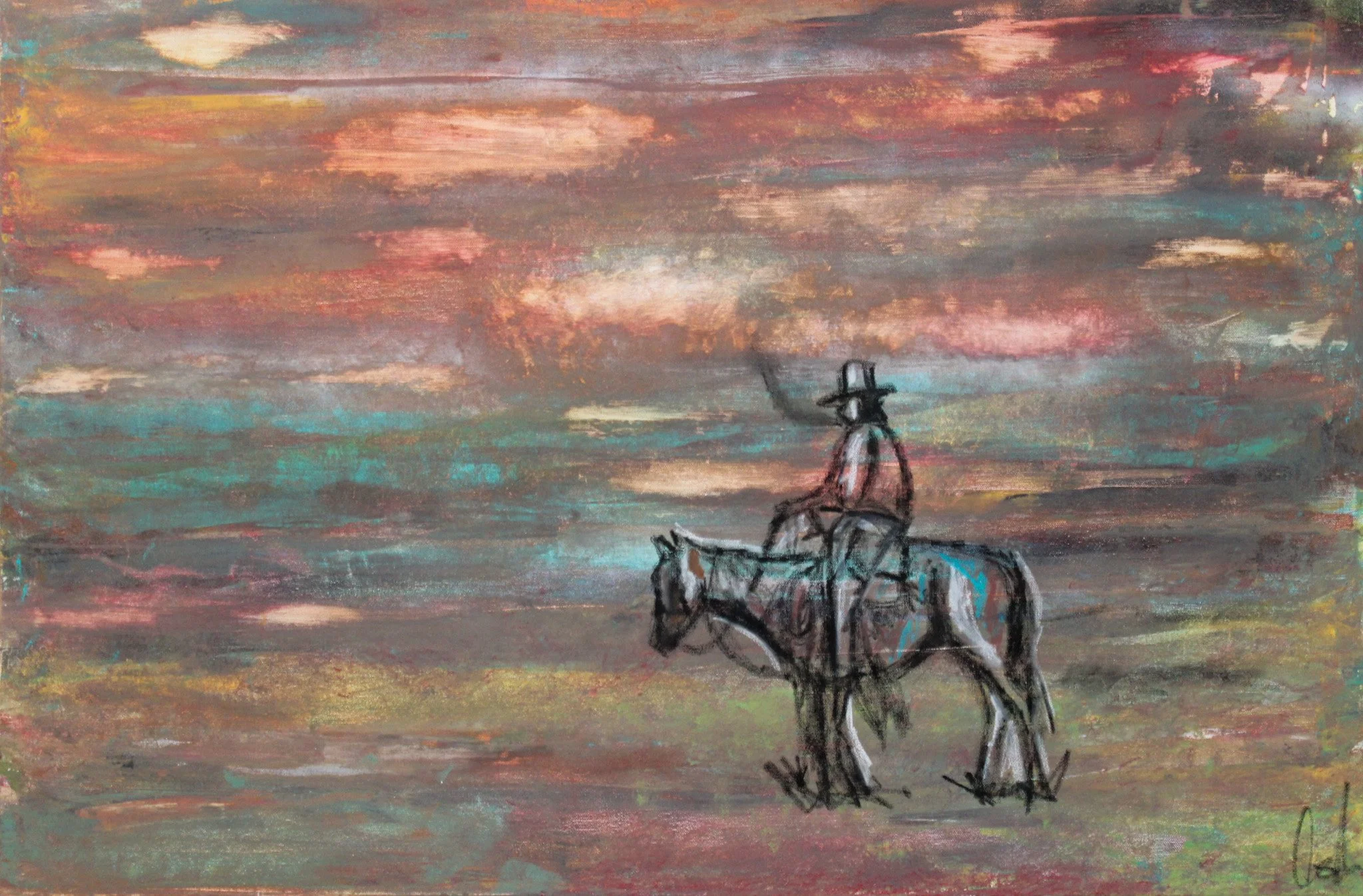 A Ride at Dawn - *PRINT*