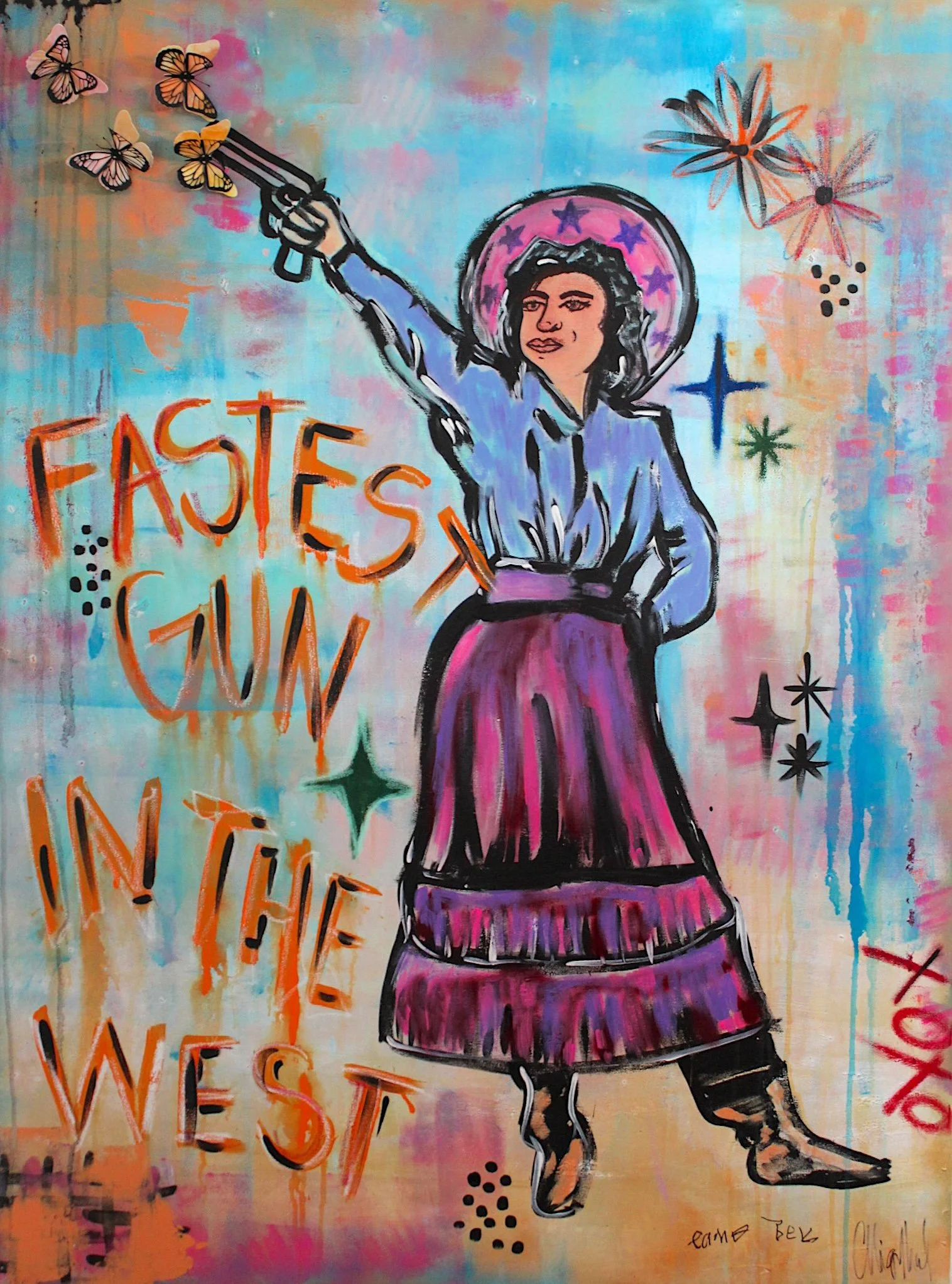 Annie Oakley - Fastest Gal in the West - PRINT