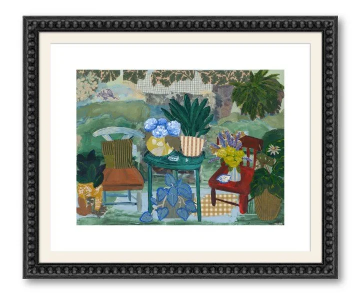 Porch in Bloom Framed Black.jpg