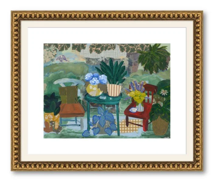 Porch in Bloom Print