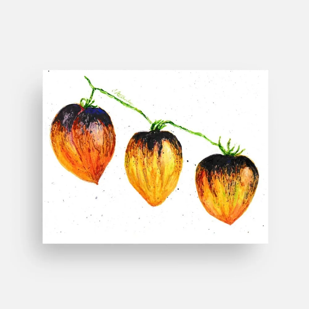 Sofia's Ginger Comet Greetings Card