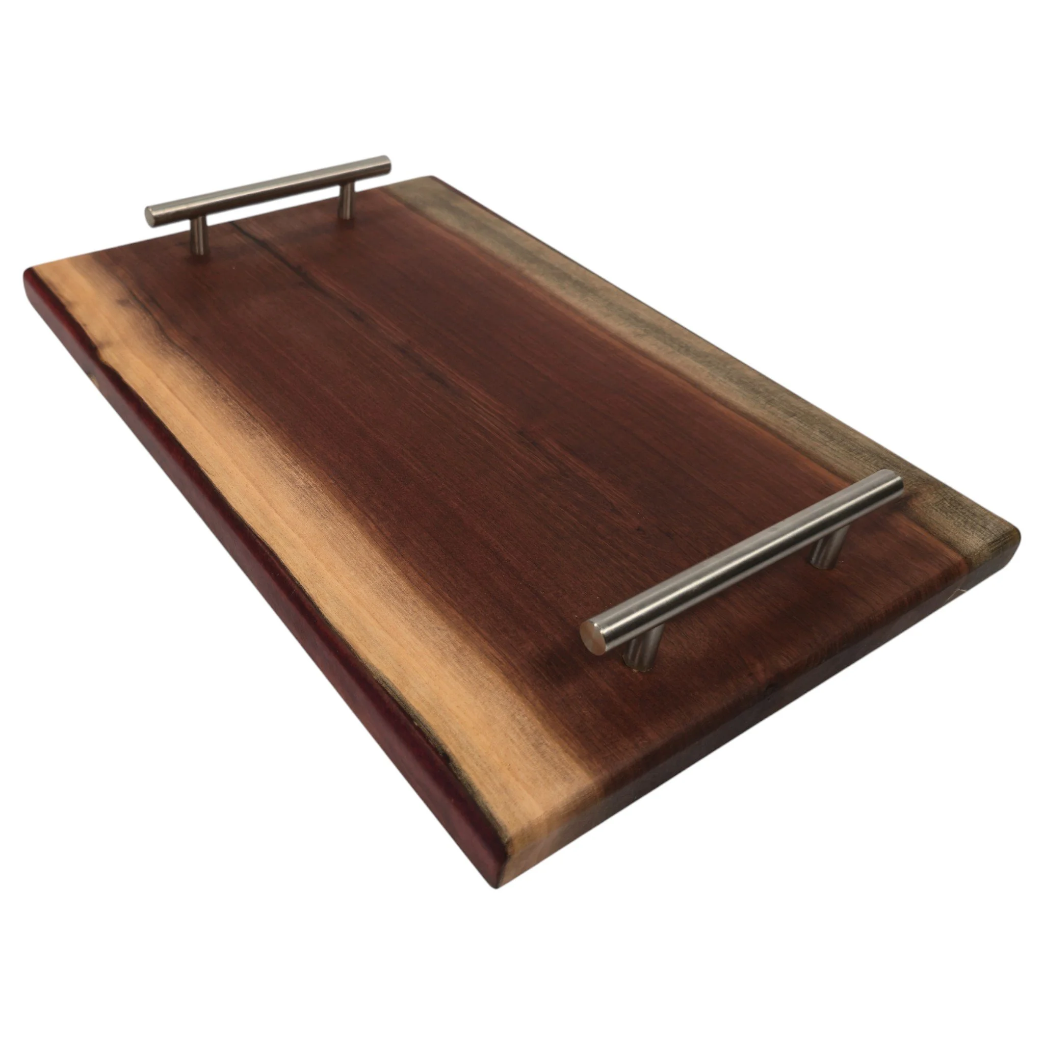 Handcrafted Charcuterie Board with Epoxy Accents