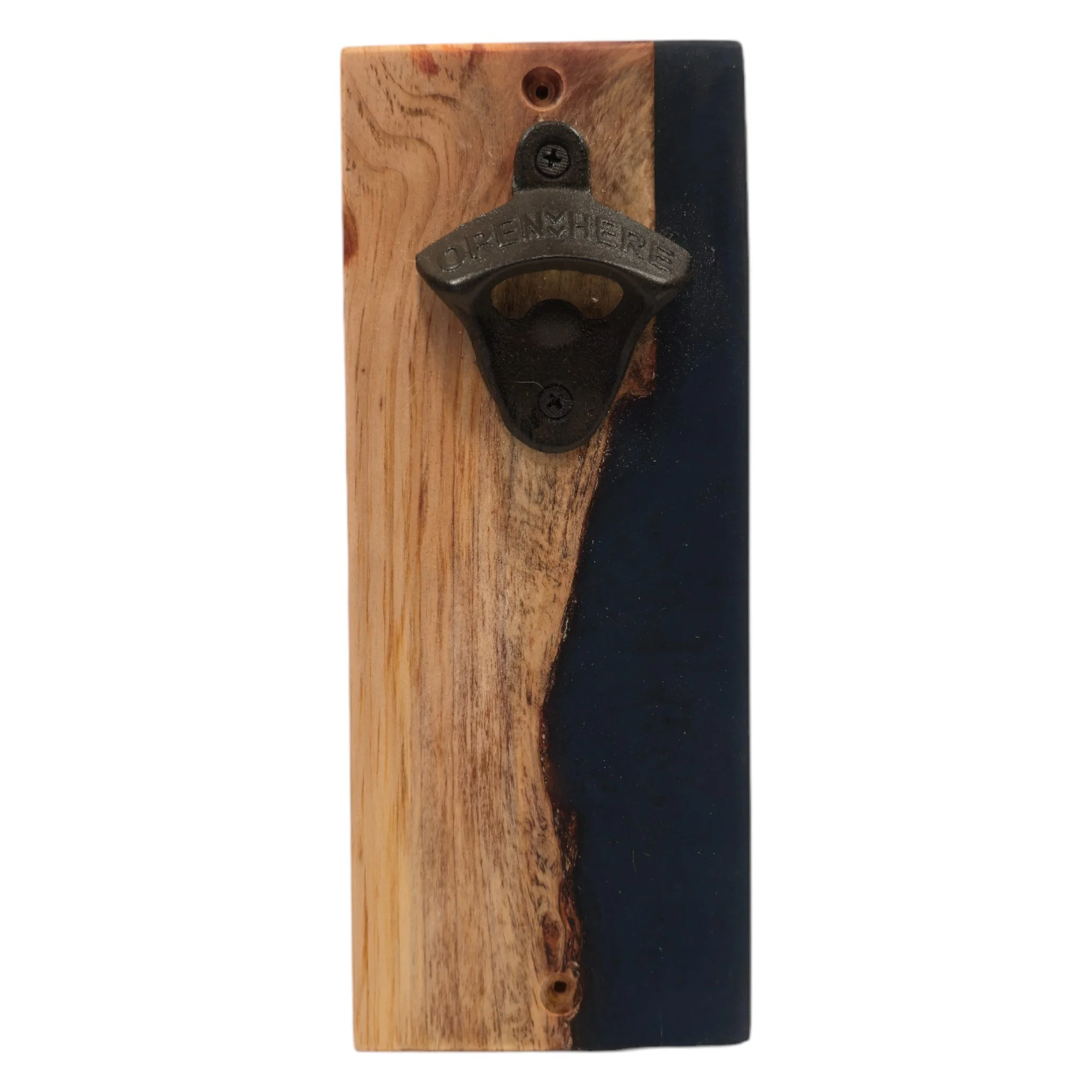 Handcrafted Wall-Mounted Bottle Opener